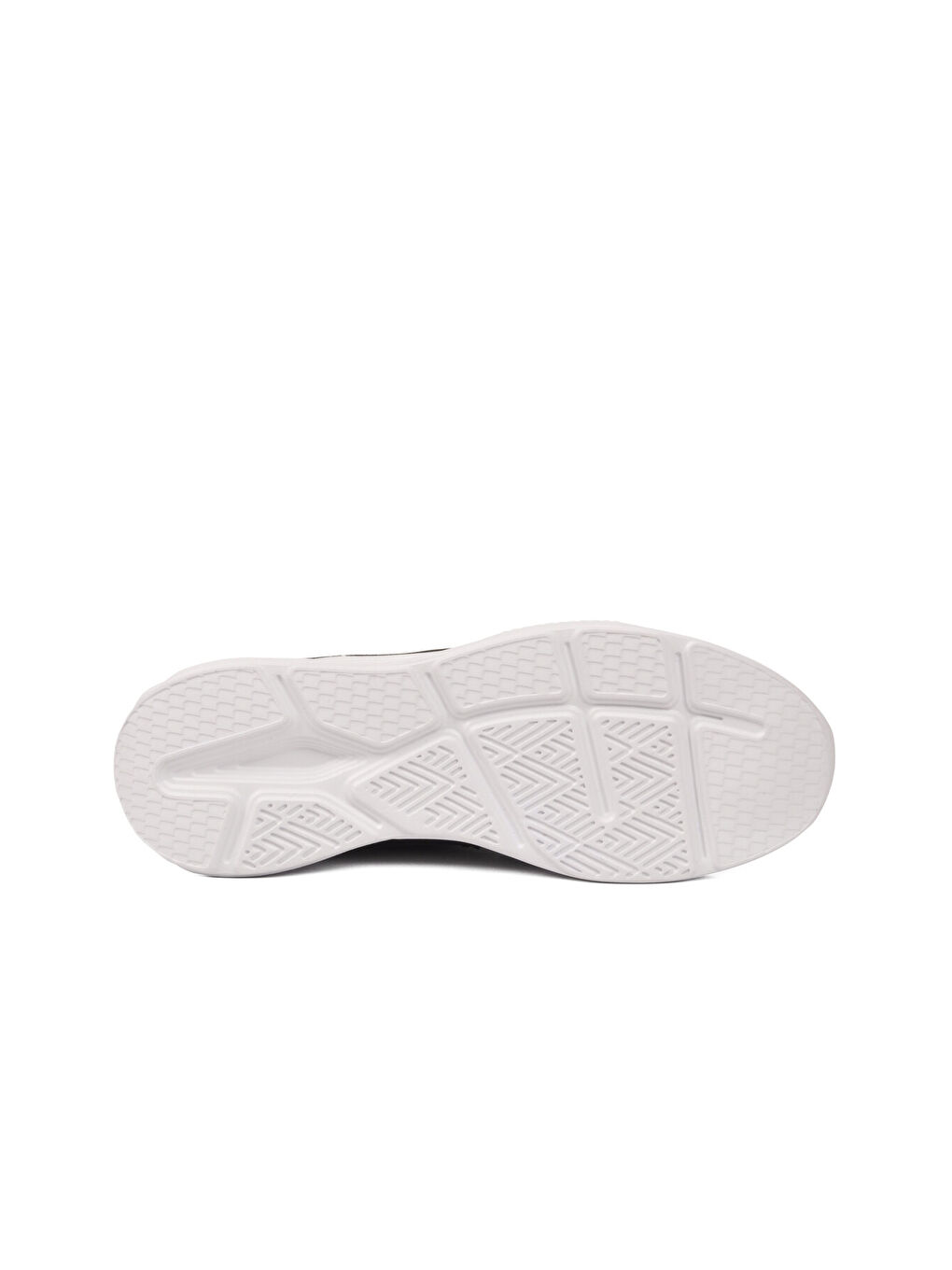 Siyah Beyaz Fileli Hafif Esnek Büyük Numara Erkek Spor Ayakkabı 2030 M-4