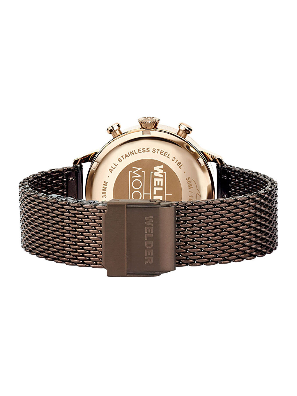 Kahverengi WWRC643 38 mm Kadın Kol Saati-1