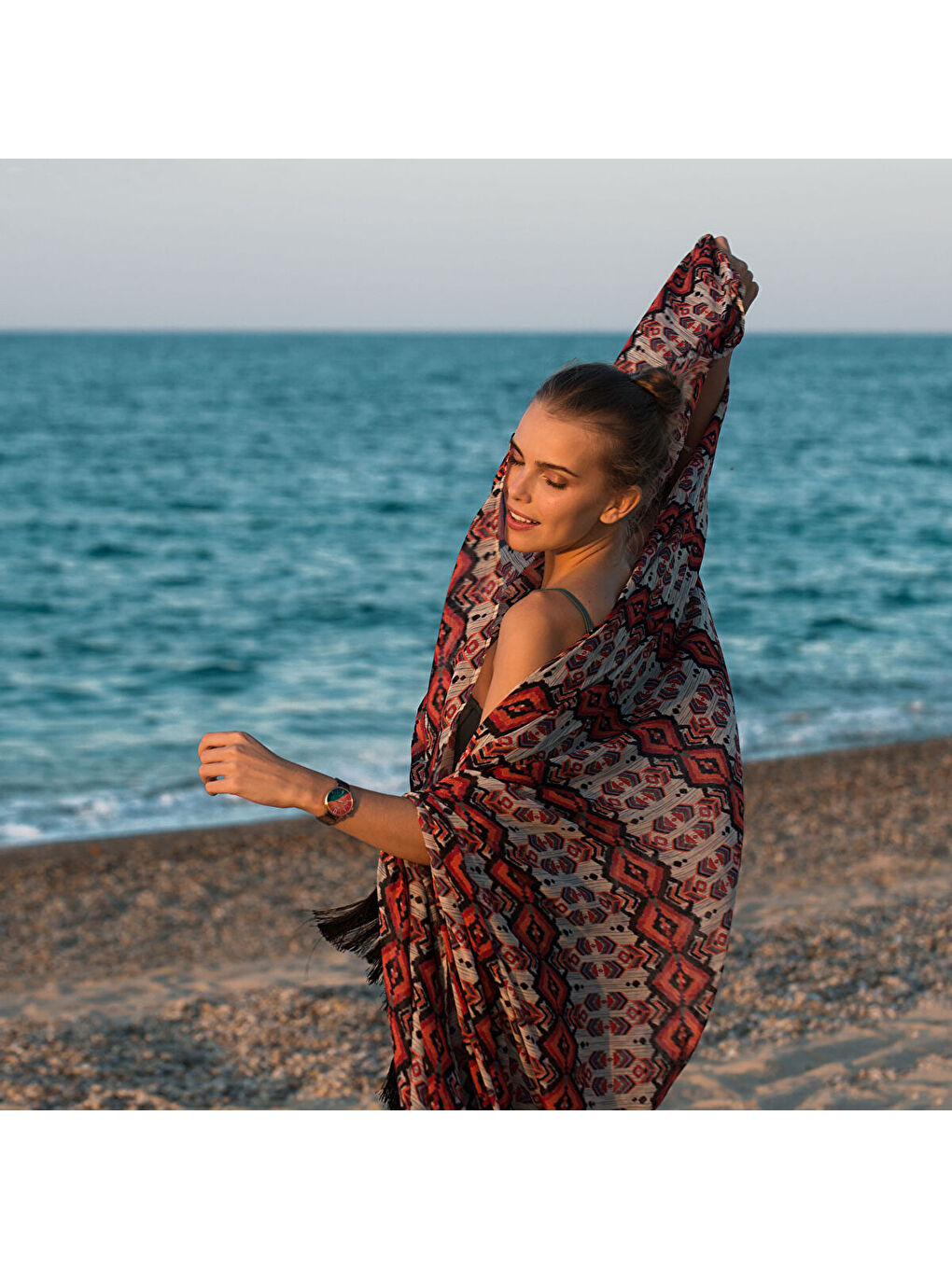 Kahverengi WWRC643 38 mm Kadın Kol Saati-2