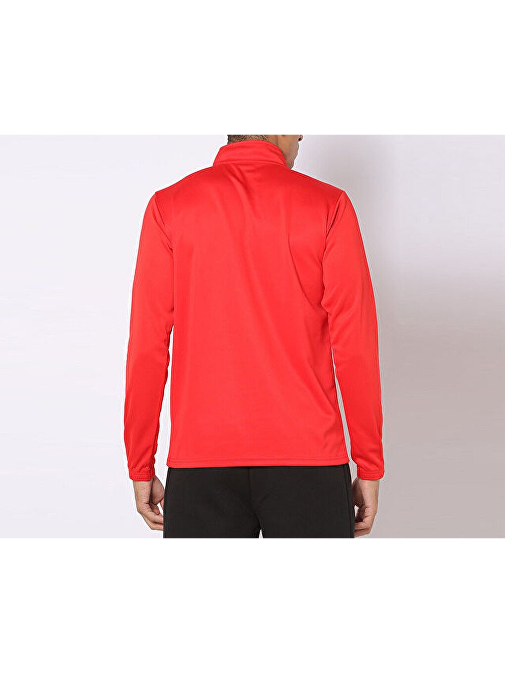 Teamrıse 1/4 Zıp Top Erkek Futbol Antrenman Uzun Kollu Tişört 65909701 Kırmızı-2
