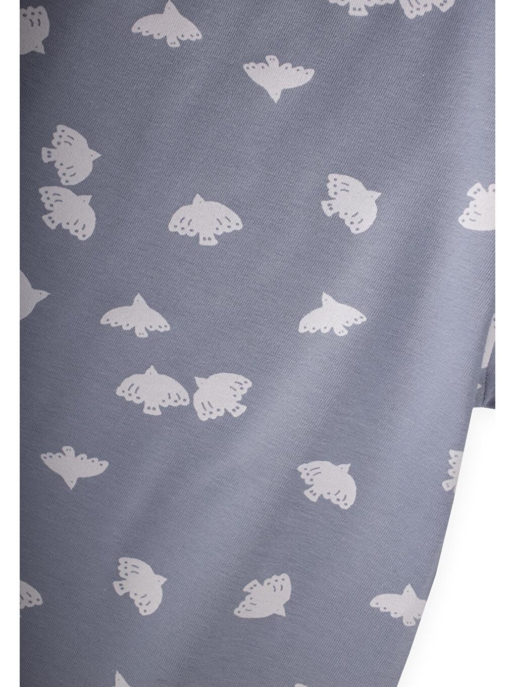 Taytlı T-Shirt Takım 1-7 Yaş Mavi-2