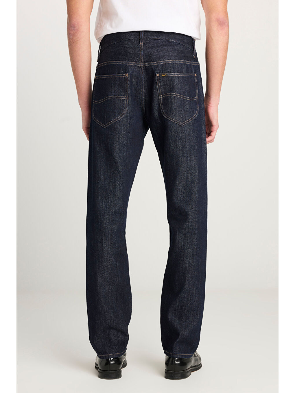 %100 Pamuk Relaxed Fit Geniş Kesim Normal Bel 101Z Lacivert Denim Jean Pantolon-3