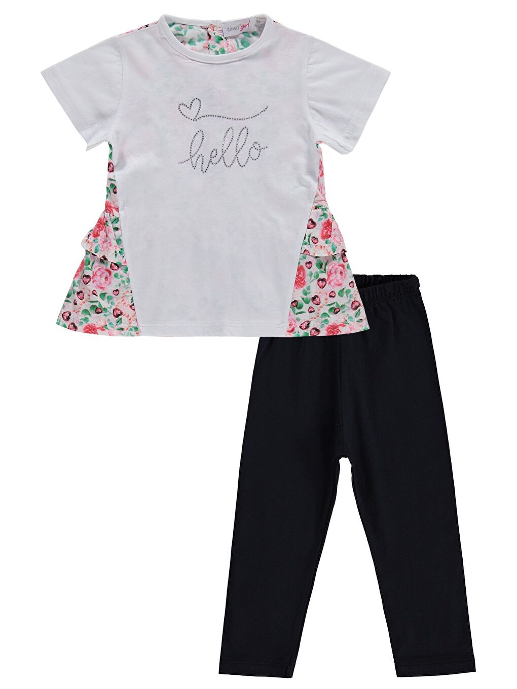 Kız Taytlı Takım - Pembe