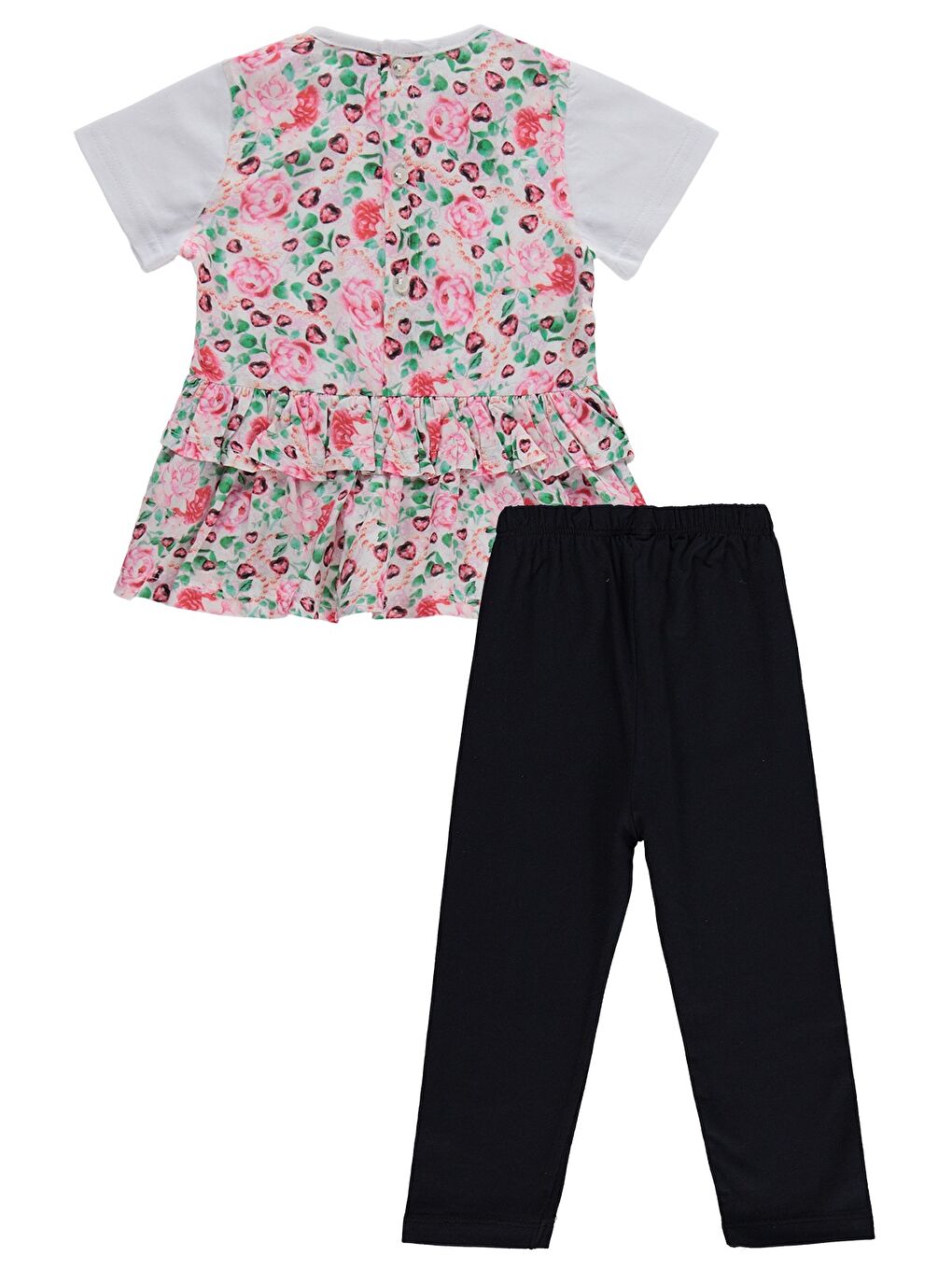 Kız Taytlı Takım - Pembe-1