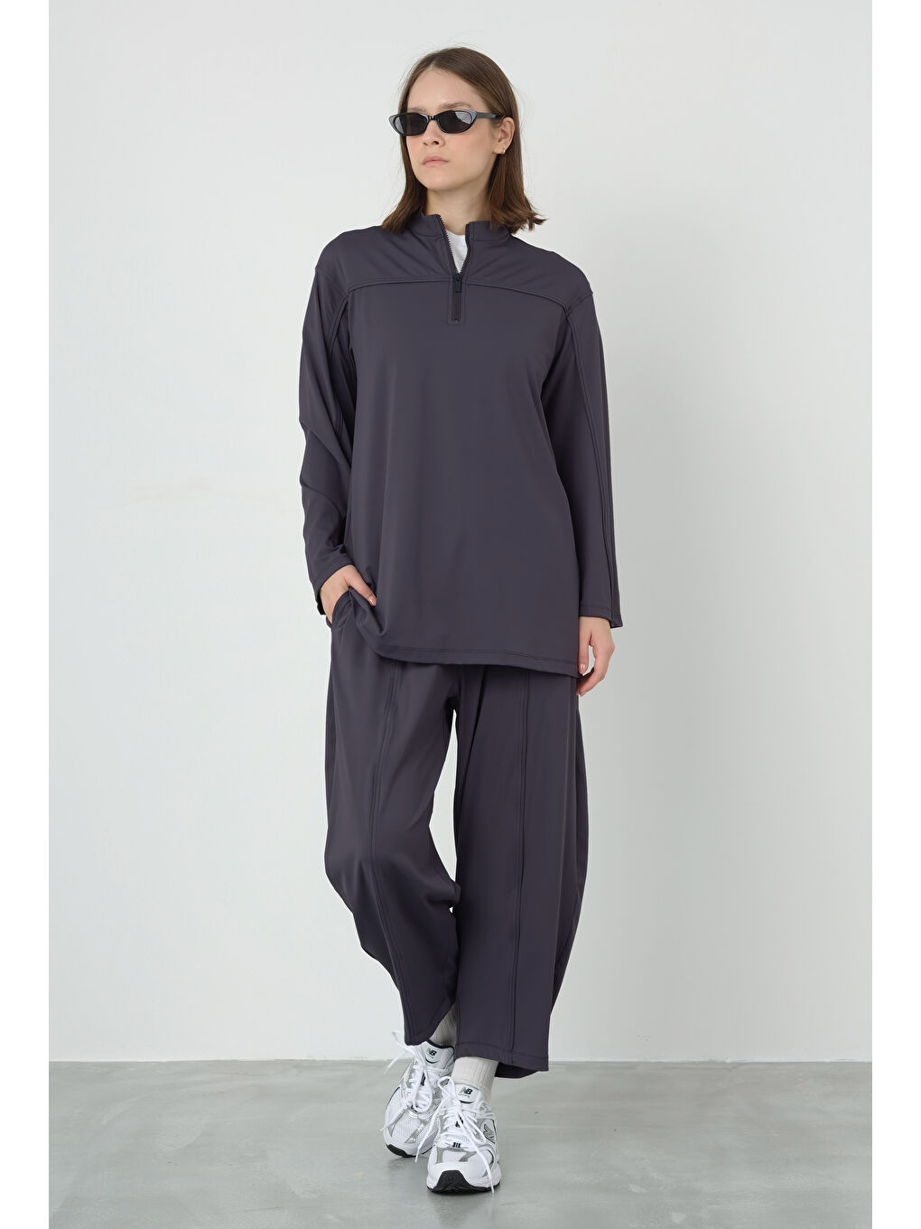 Roba Detaylı Sweat Antrasit-4
