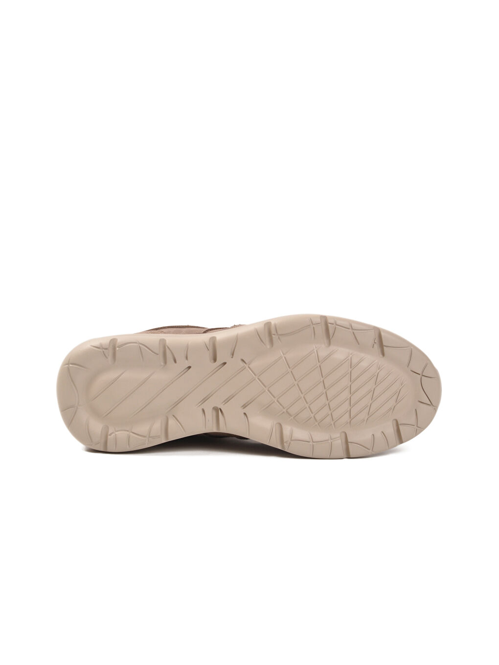 Bej Vizon Nubuk Hakiki Deri Bağcıklı Erkek Casual Ayakkabı 252012 M-4