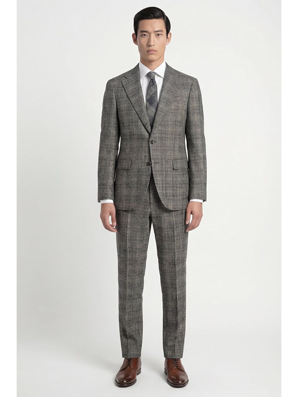 Giotelli Siyah 6 Drop Polyester Viskon Karışımlı Erkek Takım Elbise-1