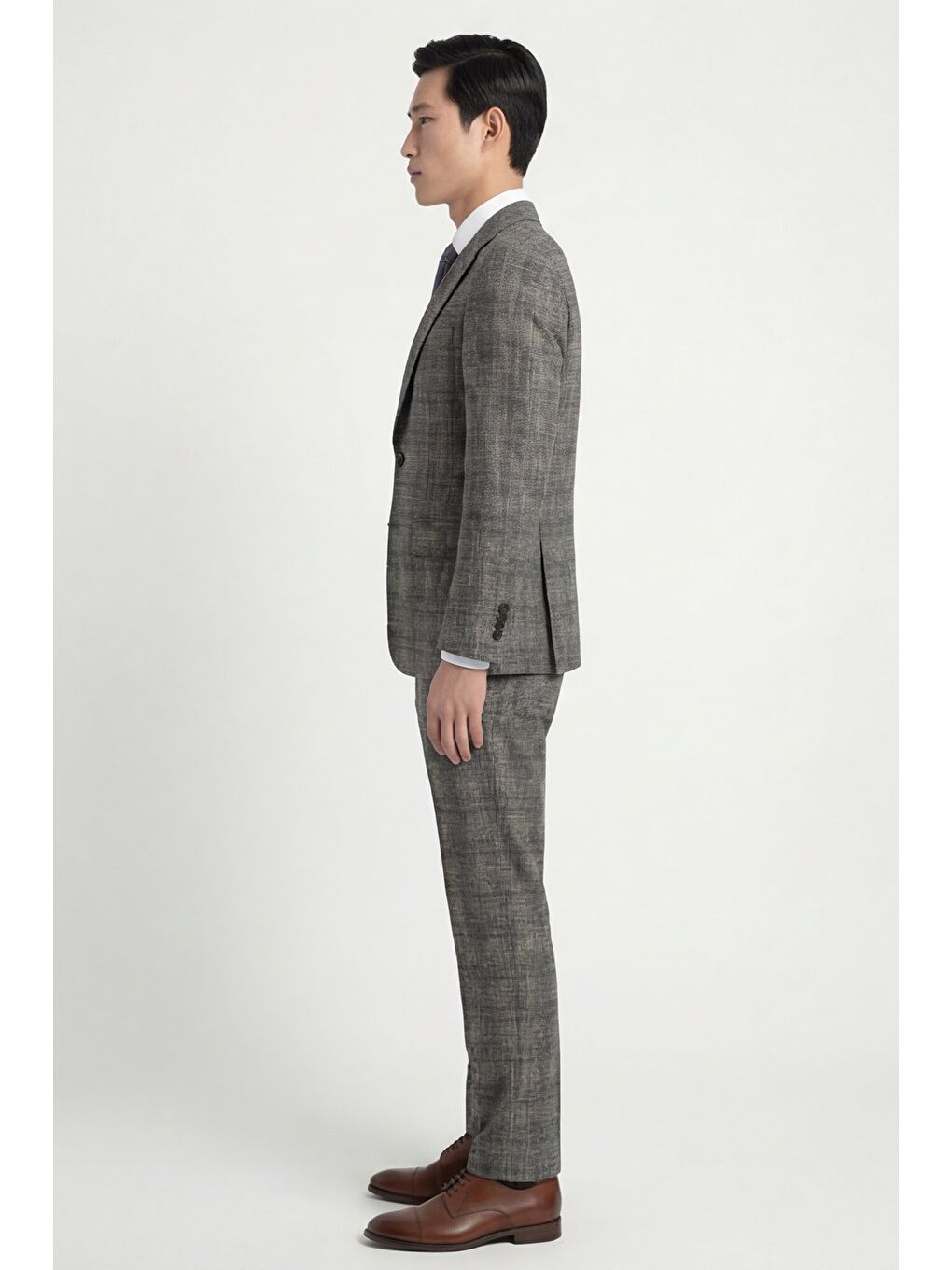 Giotelli Siyah 6 Drop Polyester Viskon Karışımlı Erkek Takım Elbise-2