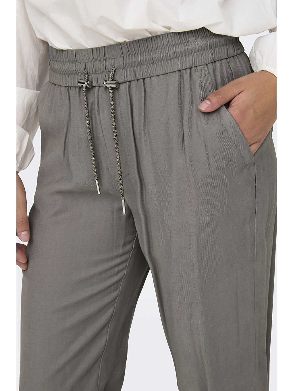 Bej Onlkelda Regular Fit Cepli Kadın Pantolon 15203946-3