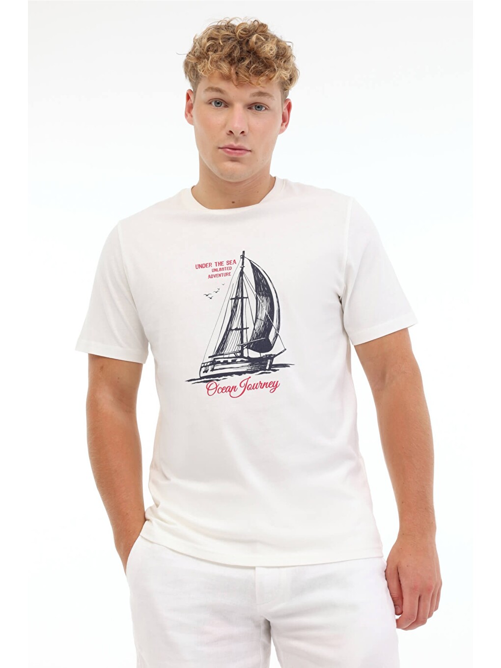 Ml Etcor 11mrn200 5fx Beyaz Erkek Kısa Kol T-shirt