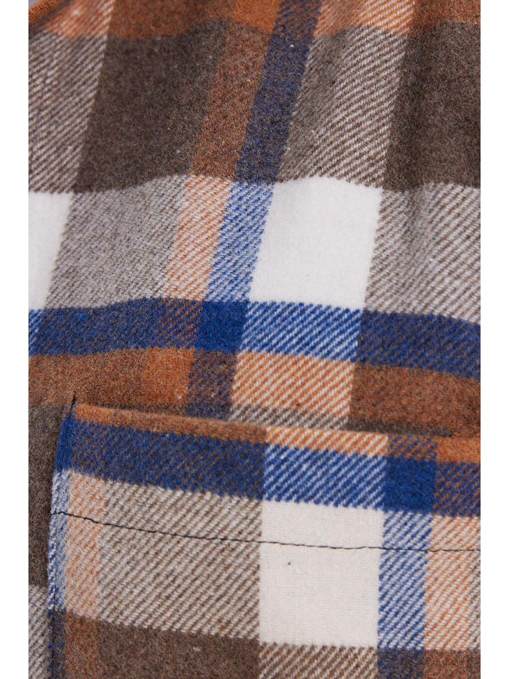 Karışık Erkek Regular Fit Rahat Kesim Kışlık Kareli Oduncu Gömlek-4