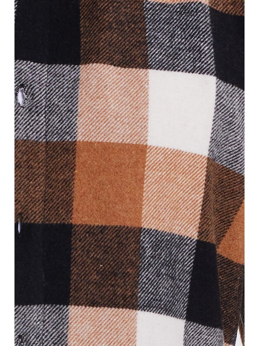 Karışık Erkek Slim Fit Dar Kesim Kareli Kışlık Oduncu Gömlek-4