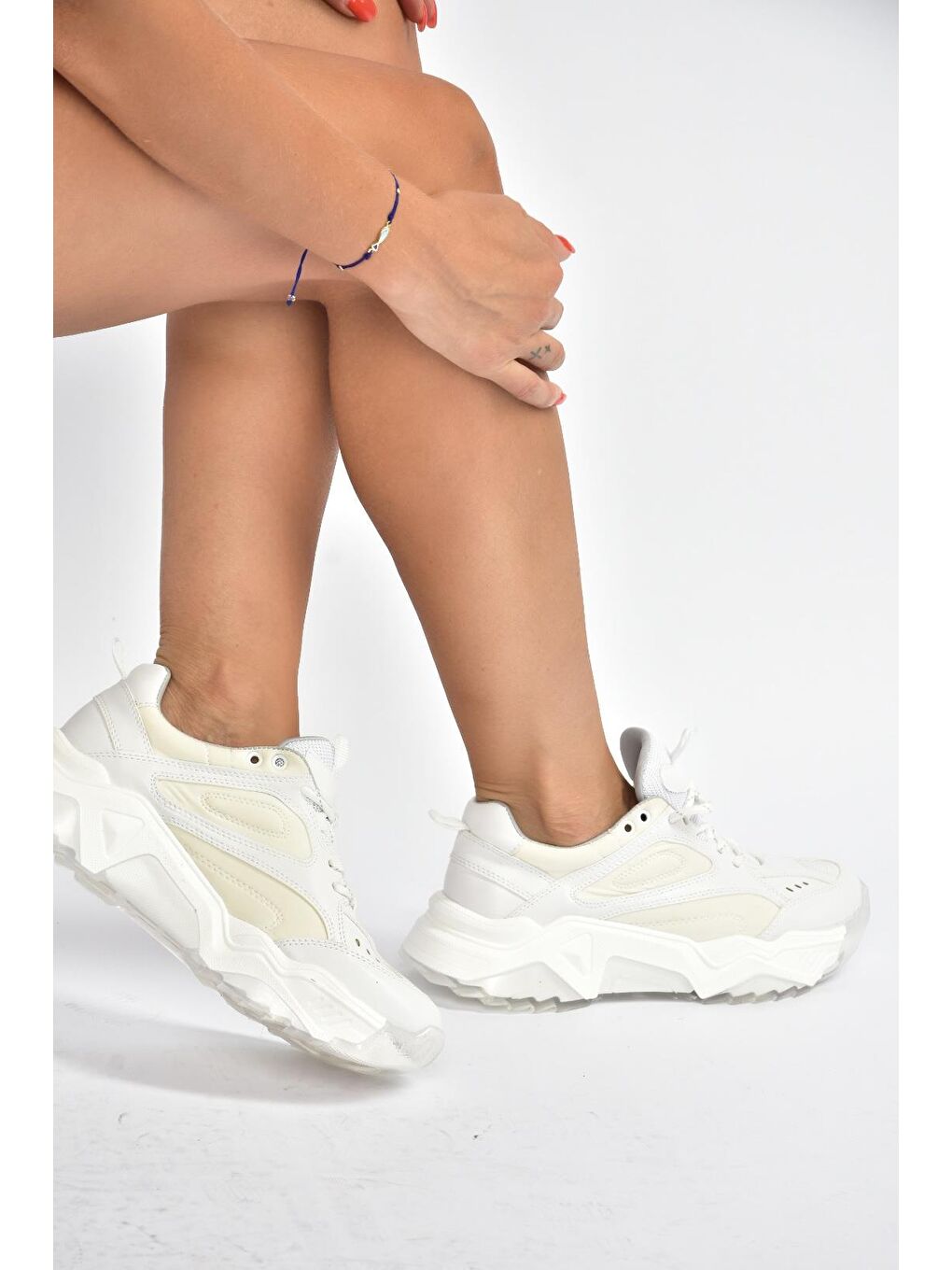 Beyaz Kadın Sneakers V312611809