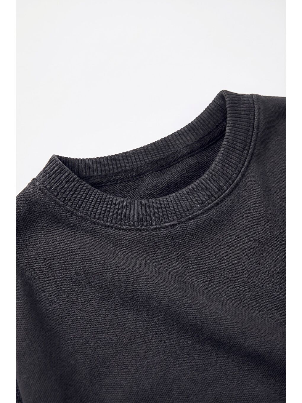 Unisex Çocuk Pamuklu Antrasit Club T-Shirt Şort Takım-3