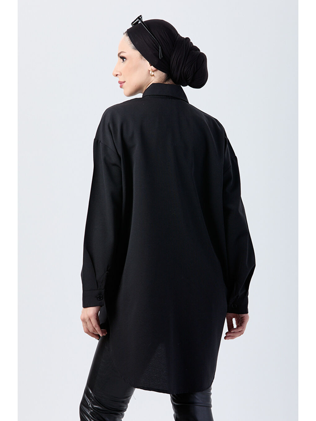 Tek Cepli Gömlek Siyah - 27087-4