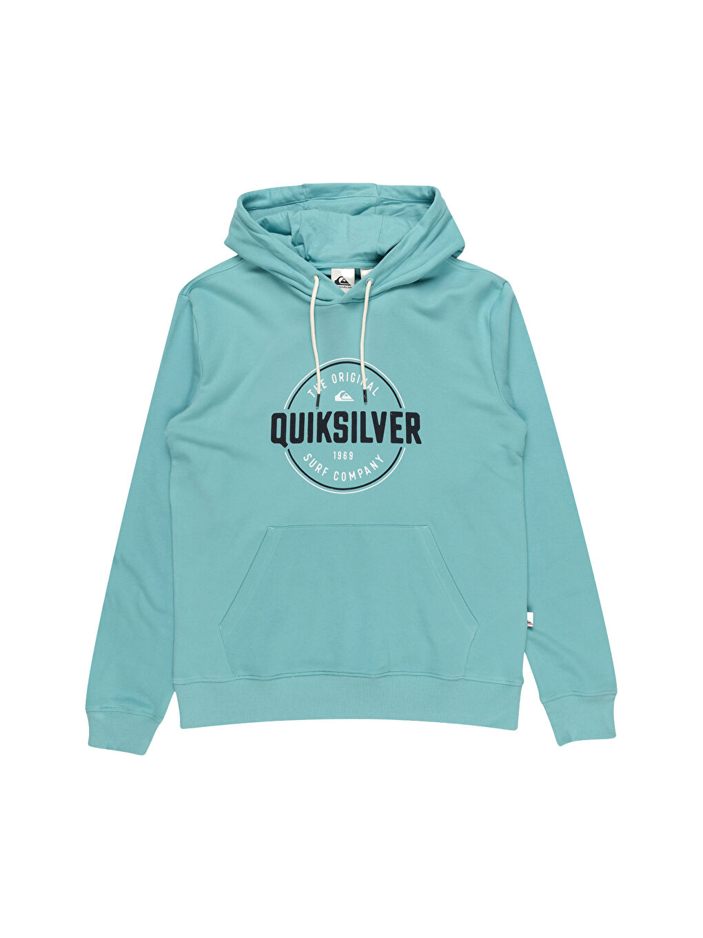 Karışık Circle Up Hoodie Erkek Mavi Kapüşonlu Sweatshirt-1