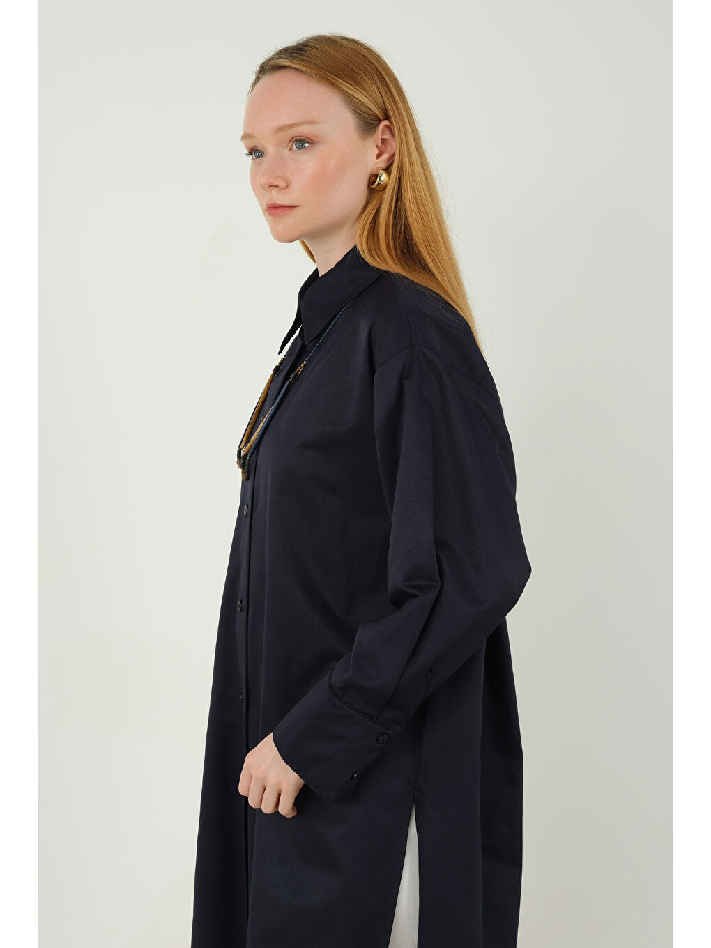 Poplin Gömlek 90 cm Ofis Lacivert-3