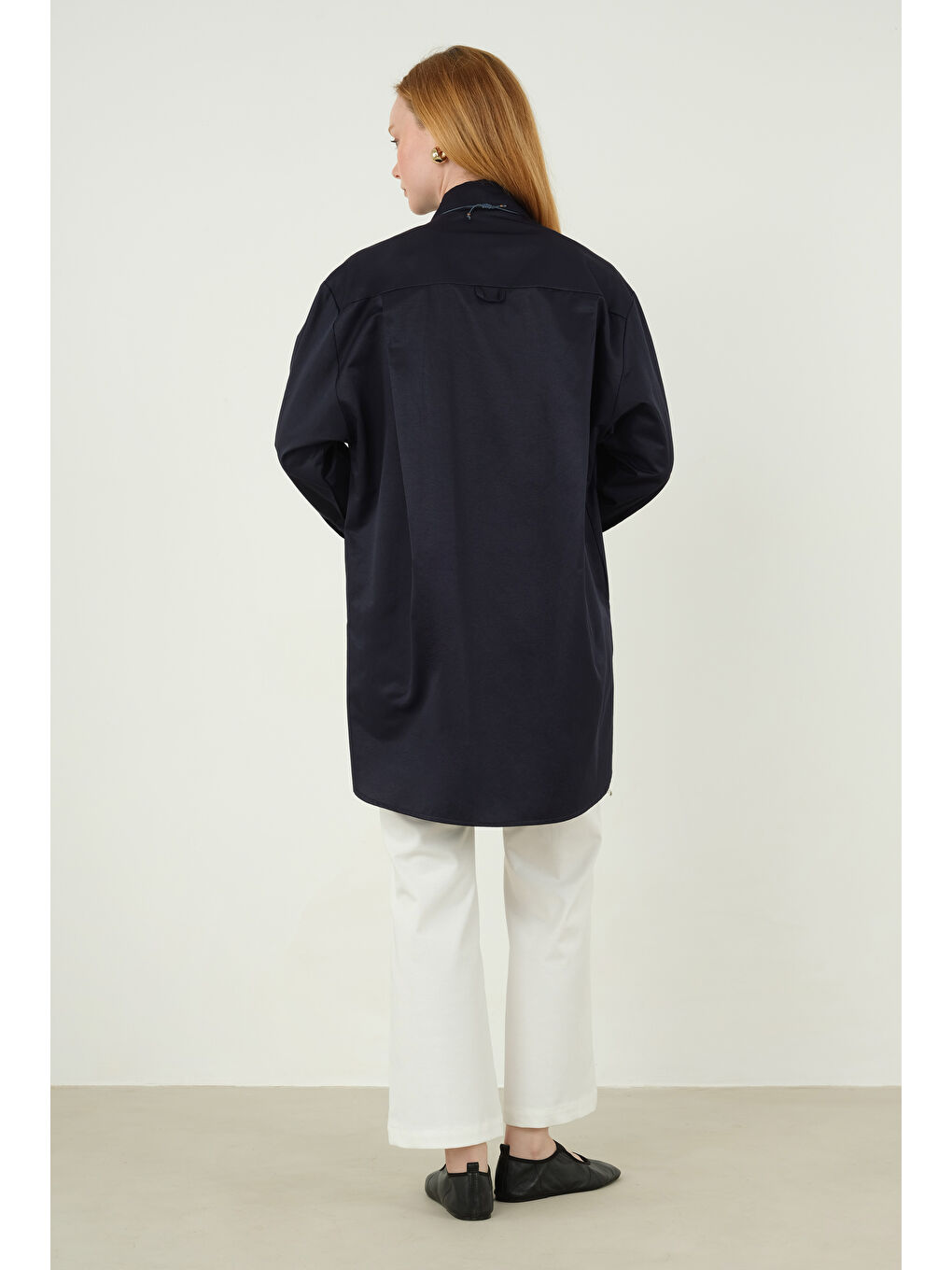 Poplin Gömlek 90 cm Ofis Lacivert-4