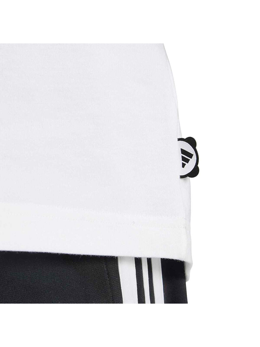 Panda Chill Camo Erkek Beyaz Yuvarlak Yaka Tişört-2