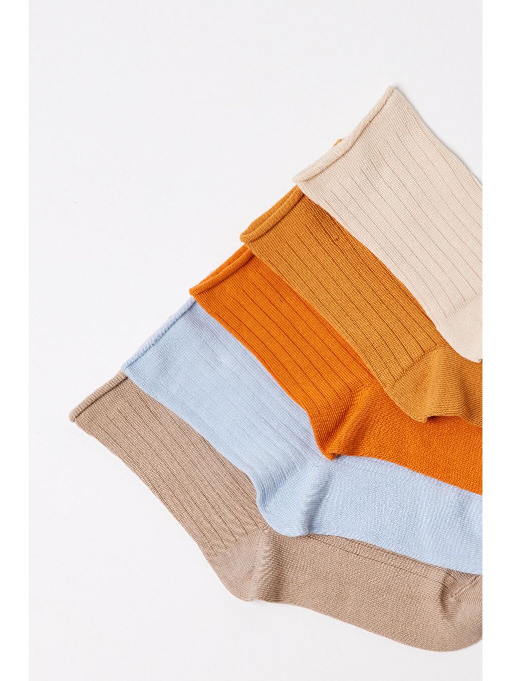 Karışık 5'Li Paket Kadın Soket Çorap Mix-1