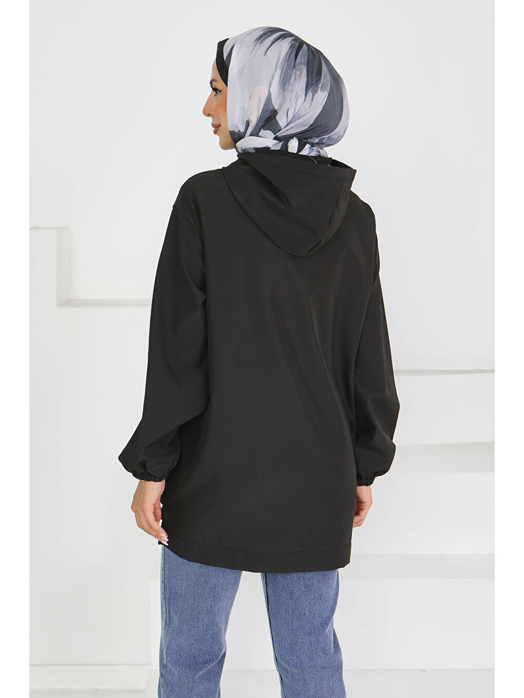 Çift Cepli Etek Ve Bilek Lastikli Miranda Mont Siyah - 27611-3