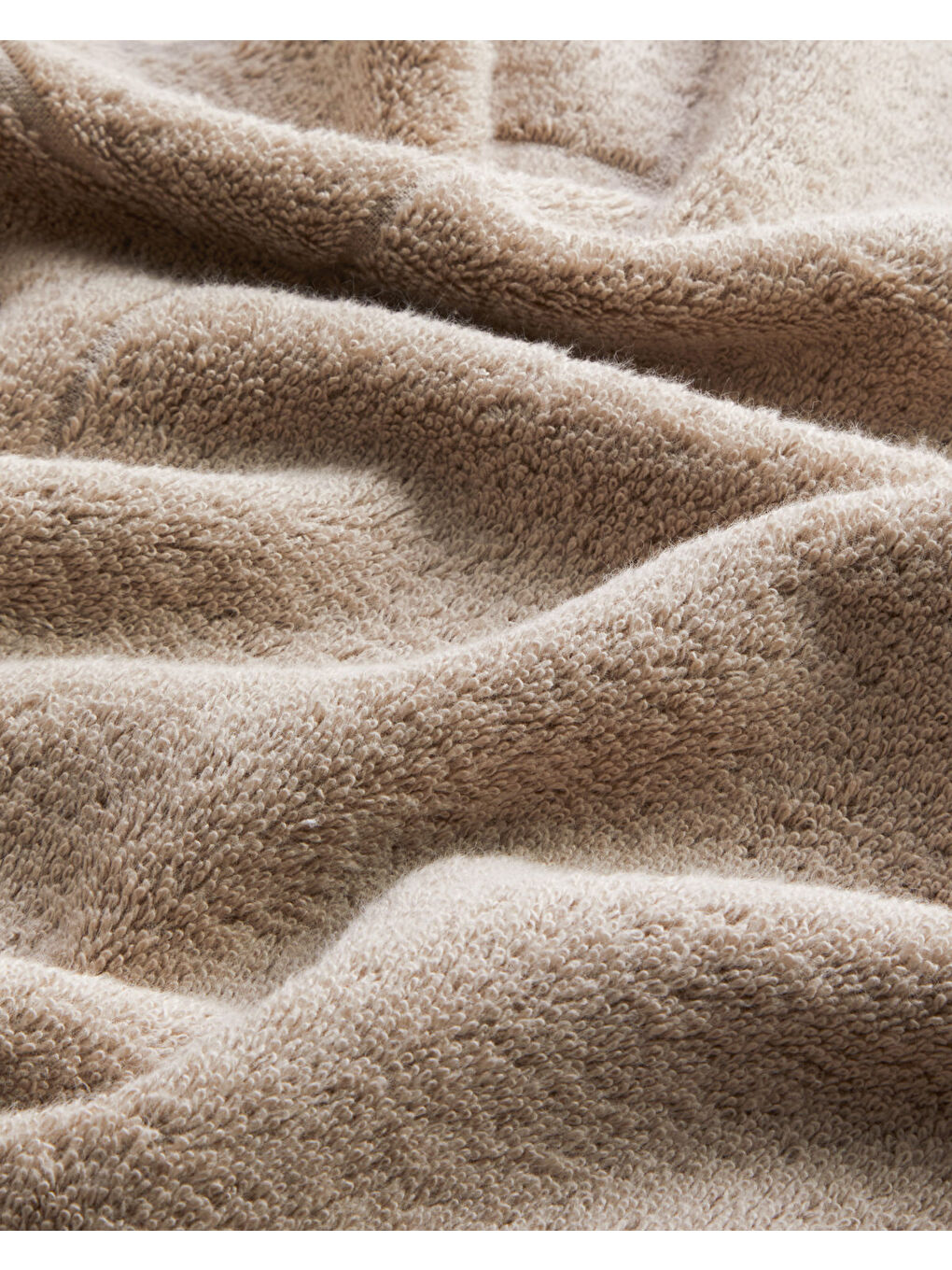 Chequer Pamuk Ayak Havlusu 50x70 cm Bej-2