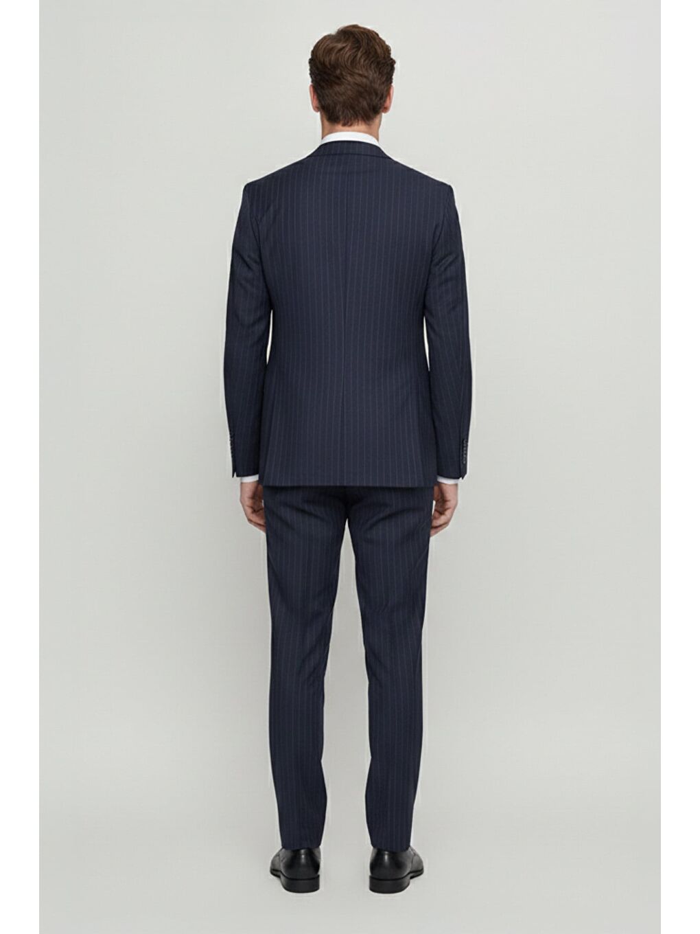 Koyu Lacivert Vest Suit-3