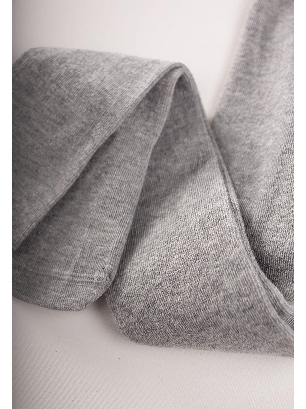 Çocuk Düz Külotlu Çorap 1-13 Yaş Gri Melanj-1
