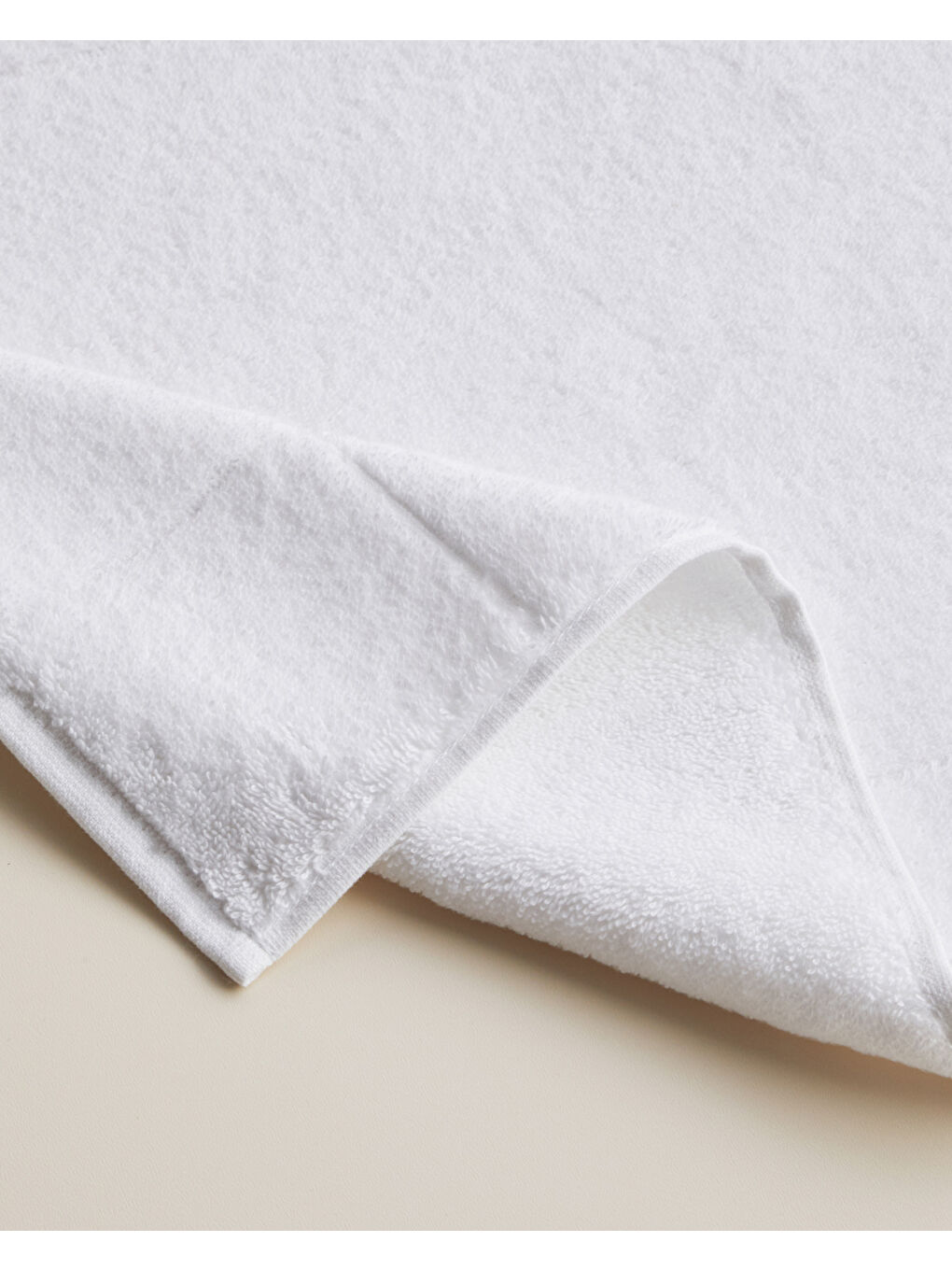 Chequer Pamuk Ayak Havlusu 50x70 cm Beyaz-1