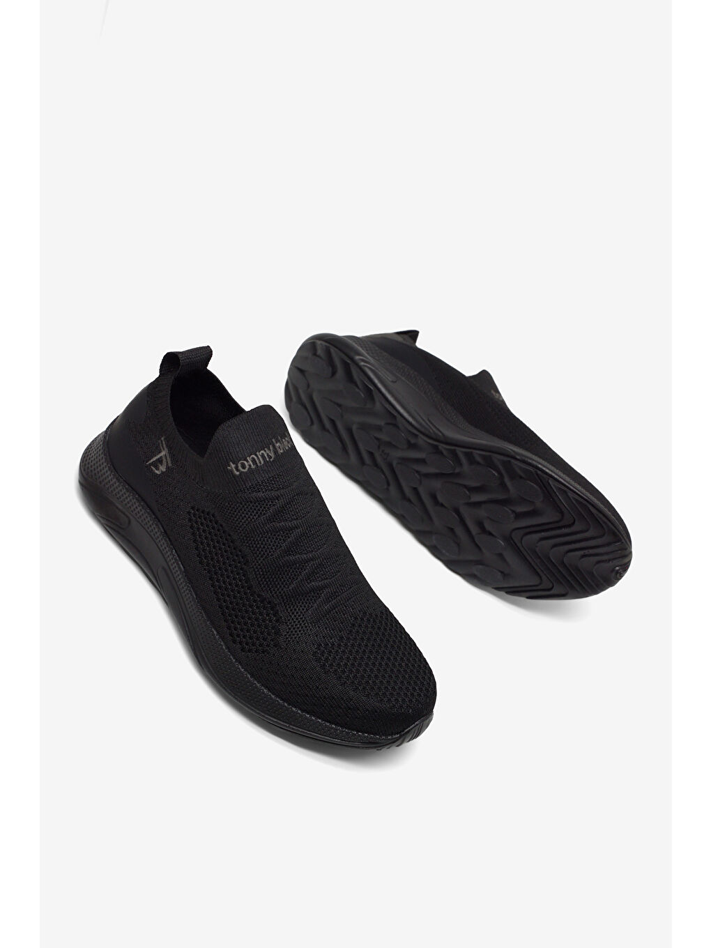 Erkek Siyah Eva Taban Rahat Kalıp Günlük Spor Ayakkabı-1