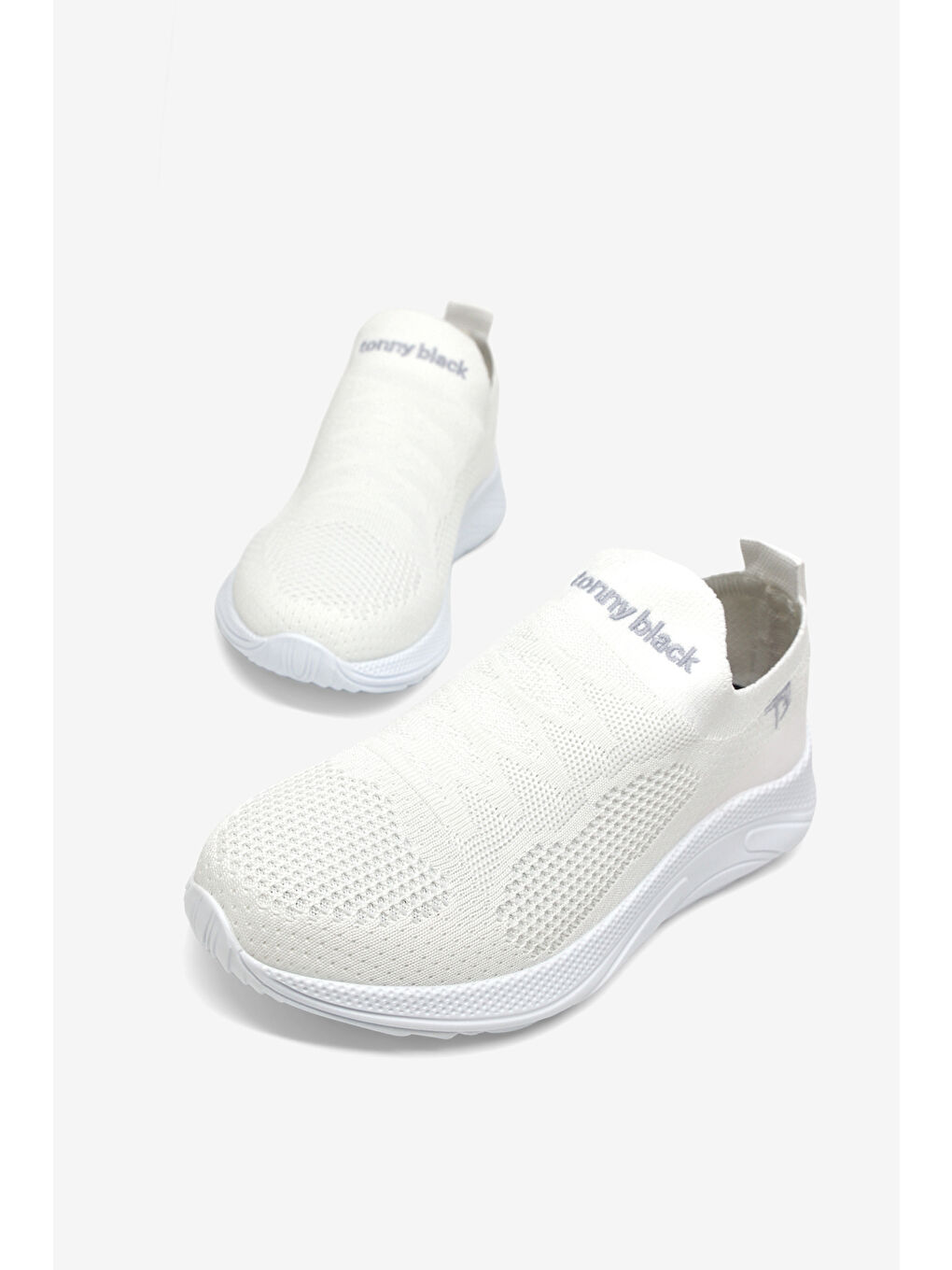 Erkek Beyaz Eva Taban Rahat Kalıp Günlük Spor Ayakkabı-4