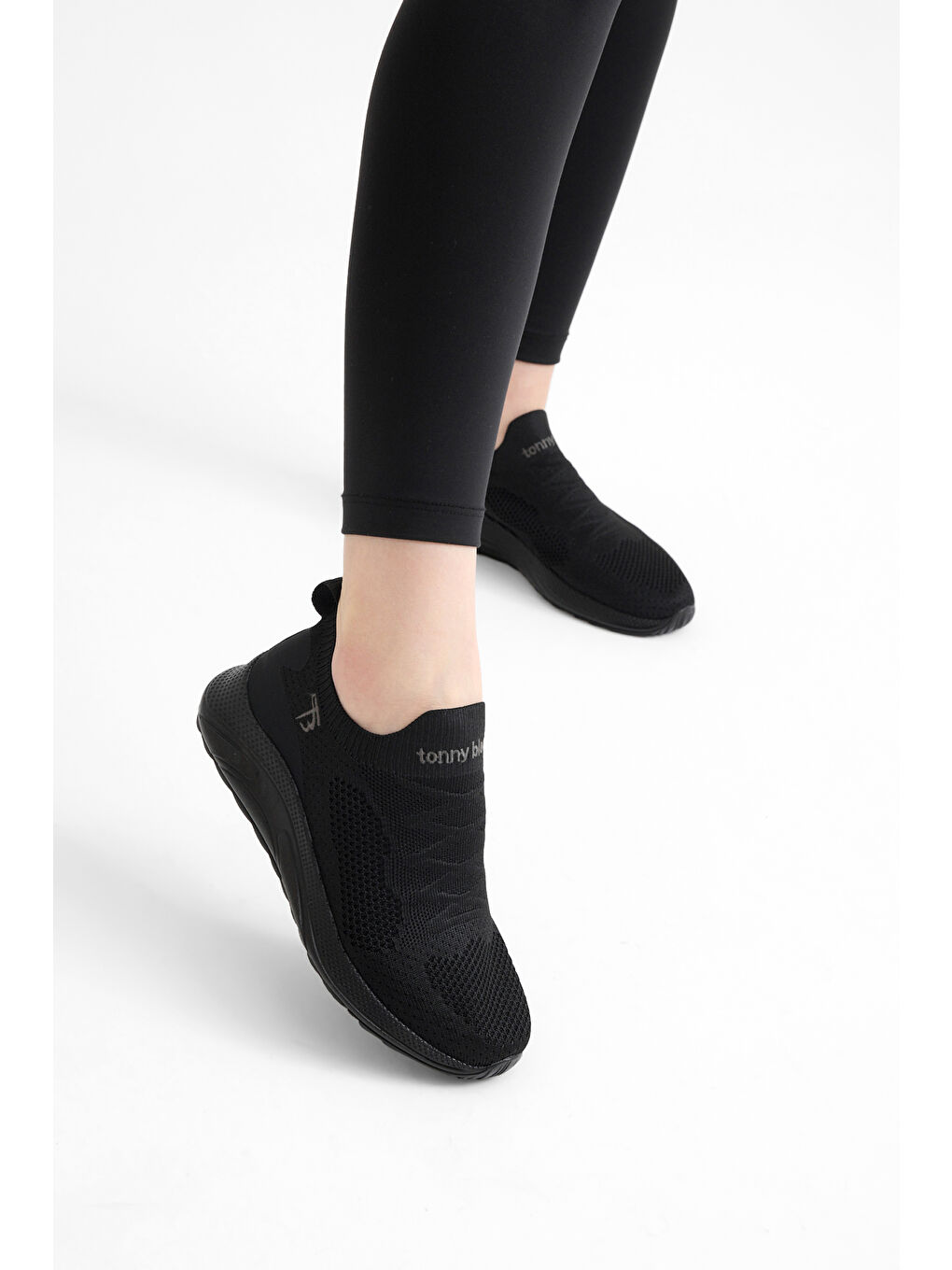 Erkek Siyah Eva Taban Rahat Kalıp Günlük Spor Ayakkabı-4