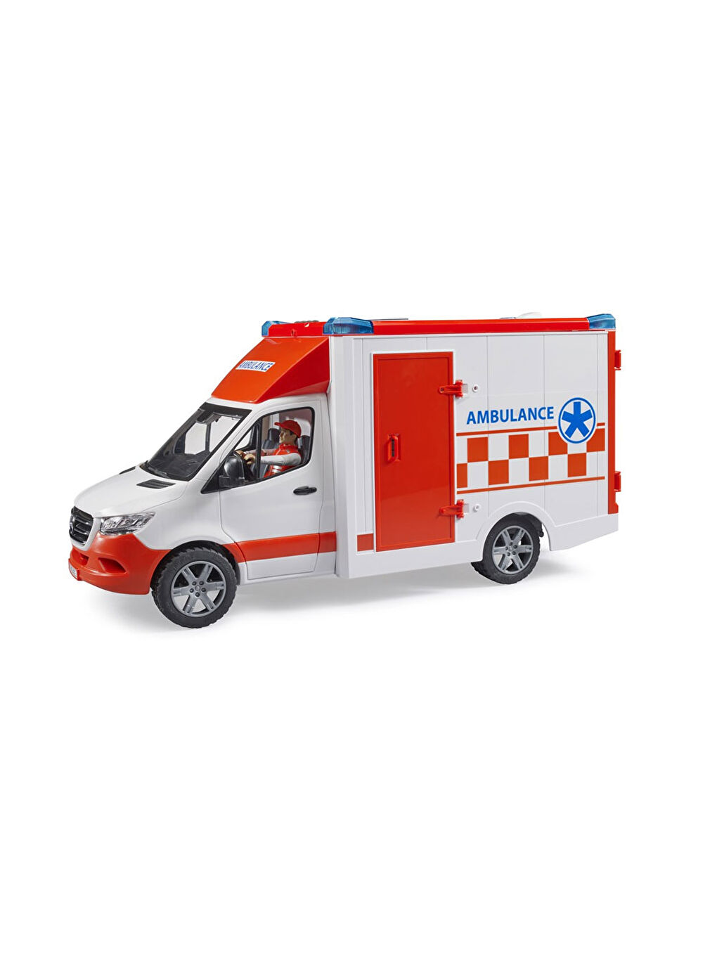 Bruder Mercedes Benz Sprinter Sirenli Ambulans Ve Ekibi BR02676 - 7