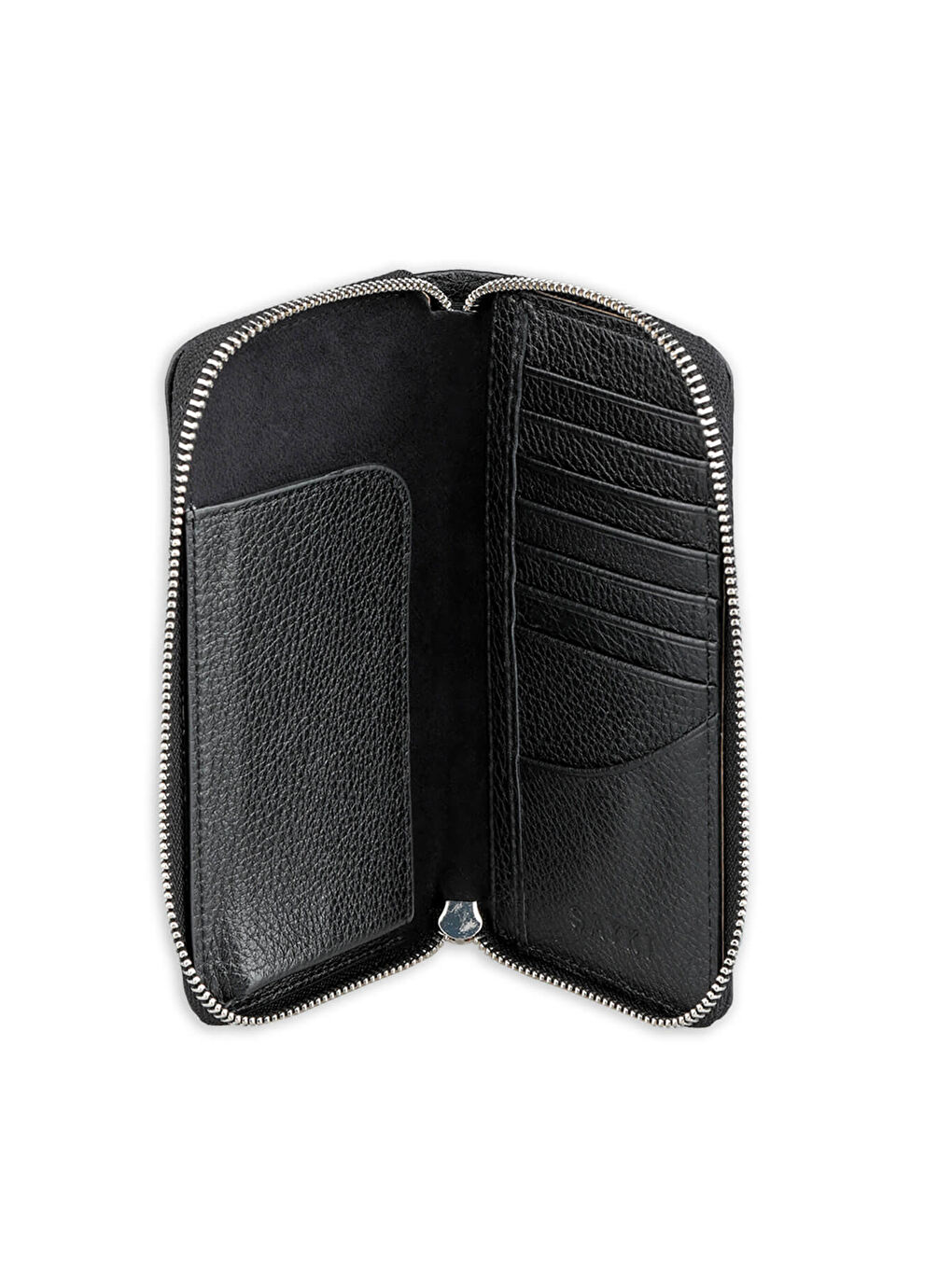 Siyah Floter 100% Hakiki Deri Cüzdan-1