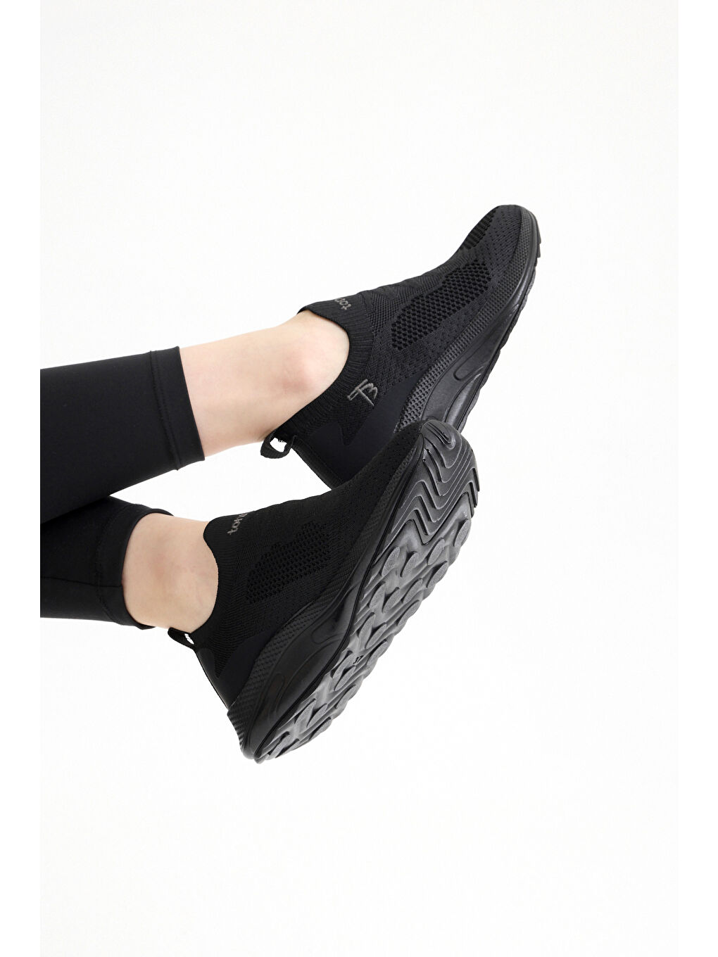 Erkek Siyah Eva Taban Rahat Kalıp Günlük Spor Ayakkabı-5