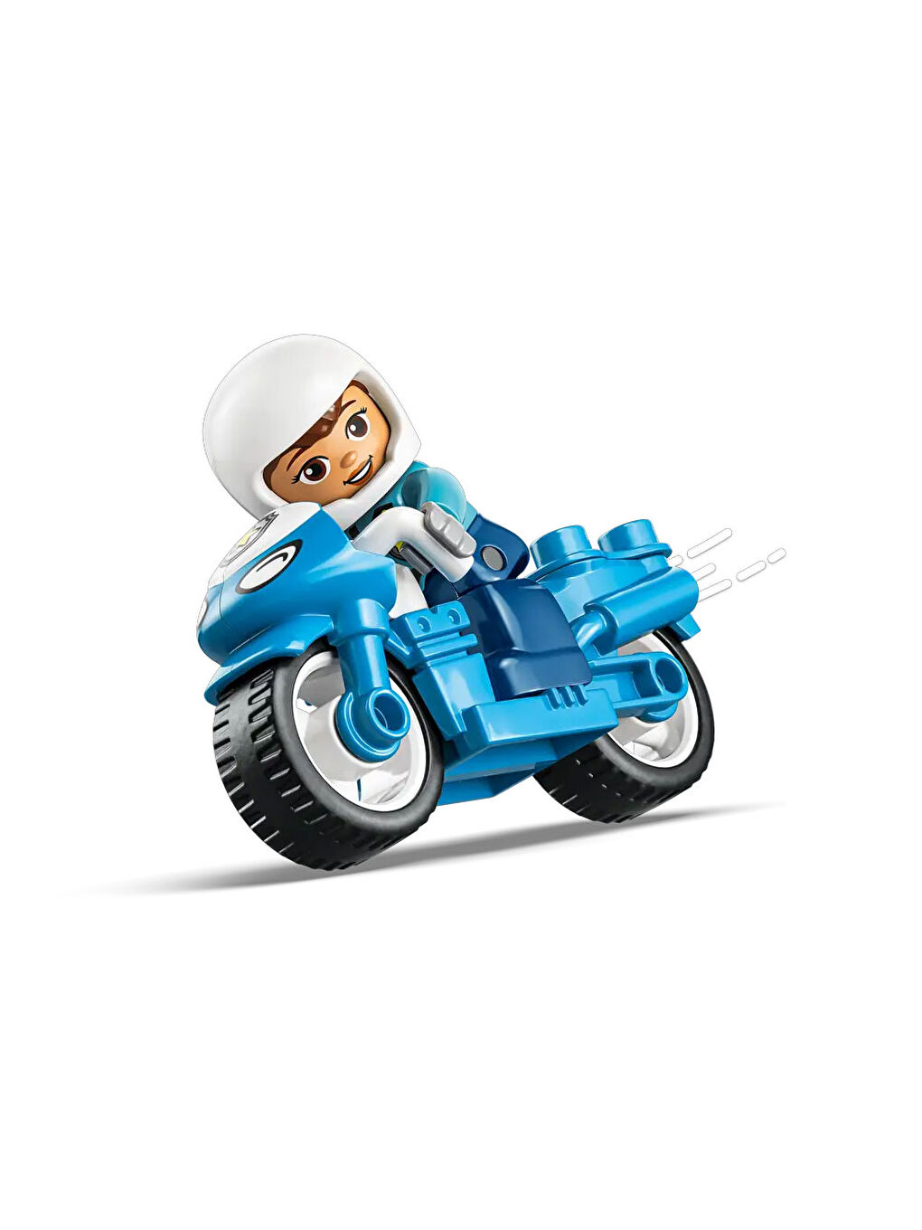 DUPLO Kasabası Mavi Polis Motosikleti 10471-4