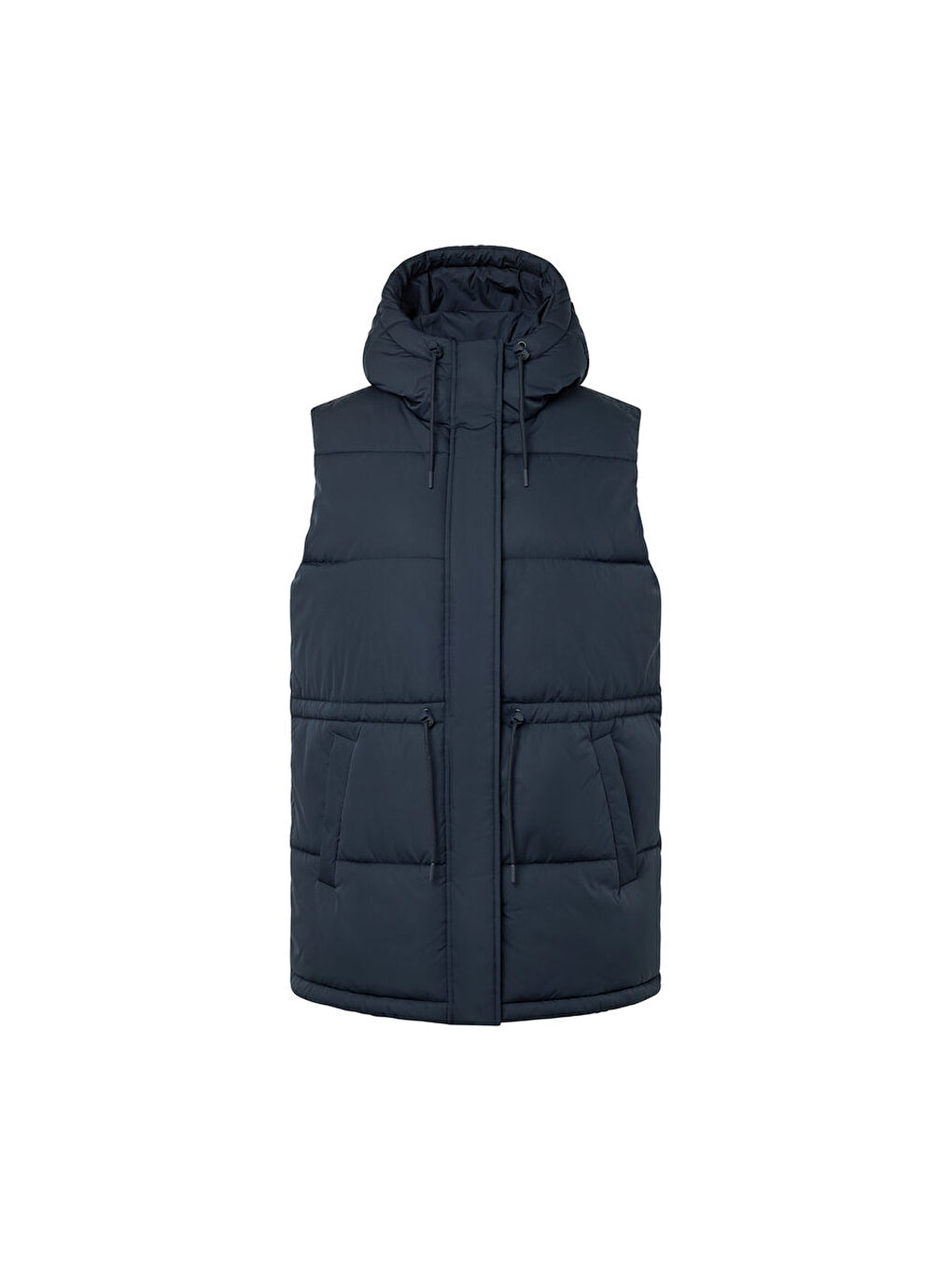 Kadın Kapitone Yelek, Lacivert-3