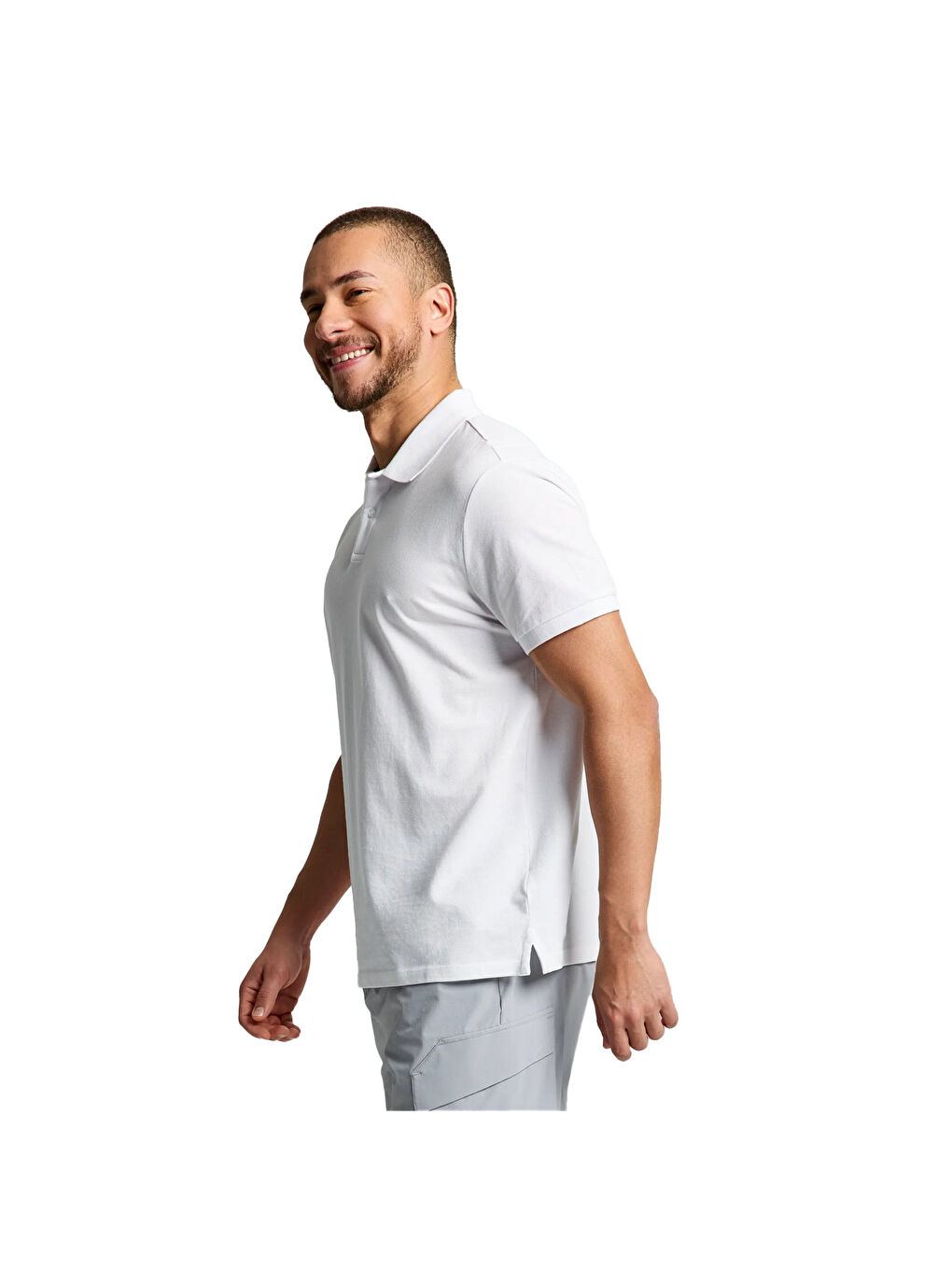 Deck Polo Ss Erkek Beyaz Polo Tişört-2