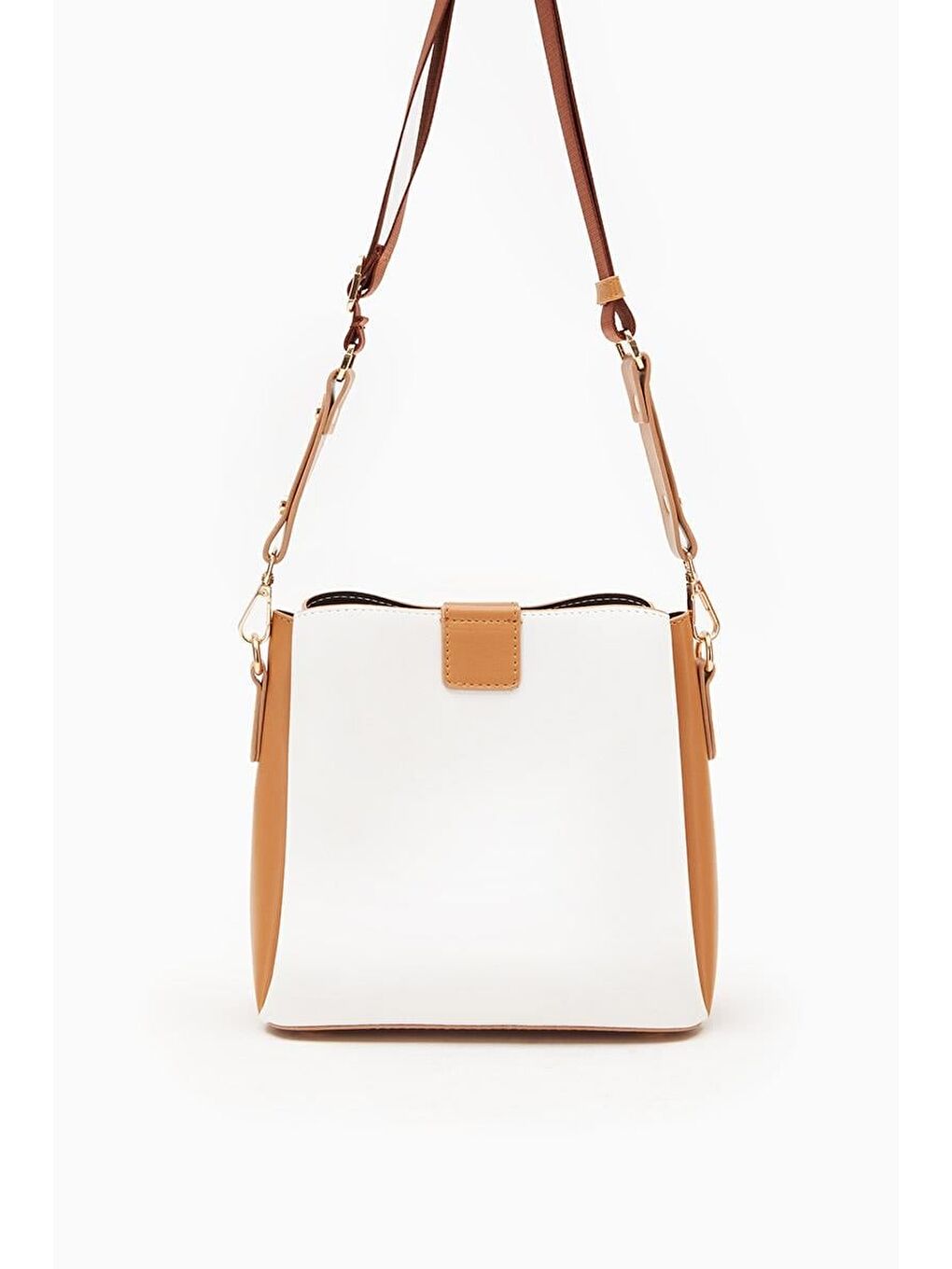 Beyaz Camel Kadın Omuz Çantası 930126-4