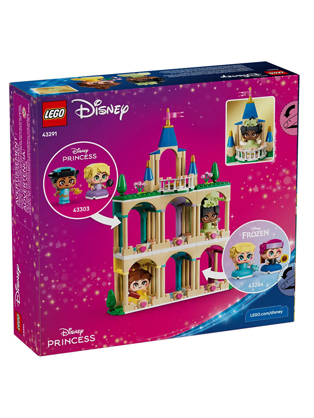 Disney Princess Şato ile Mini Belle ve Tiana 43291-9