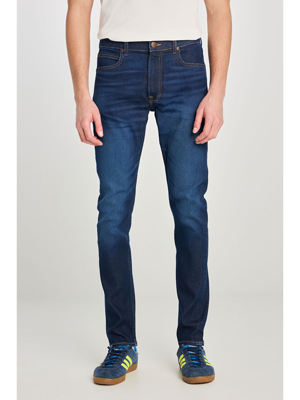 İndigo Luke Slim Fit Dar Kesim Mavi Pamuklu Esnek Jean Denim Pantolon-2