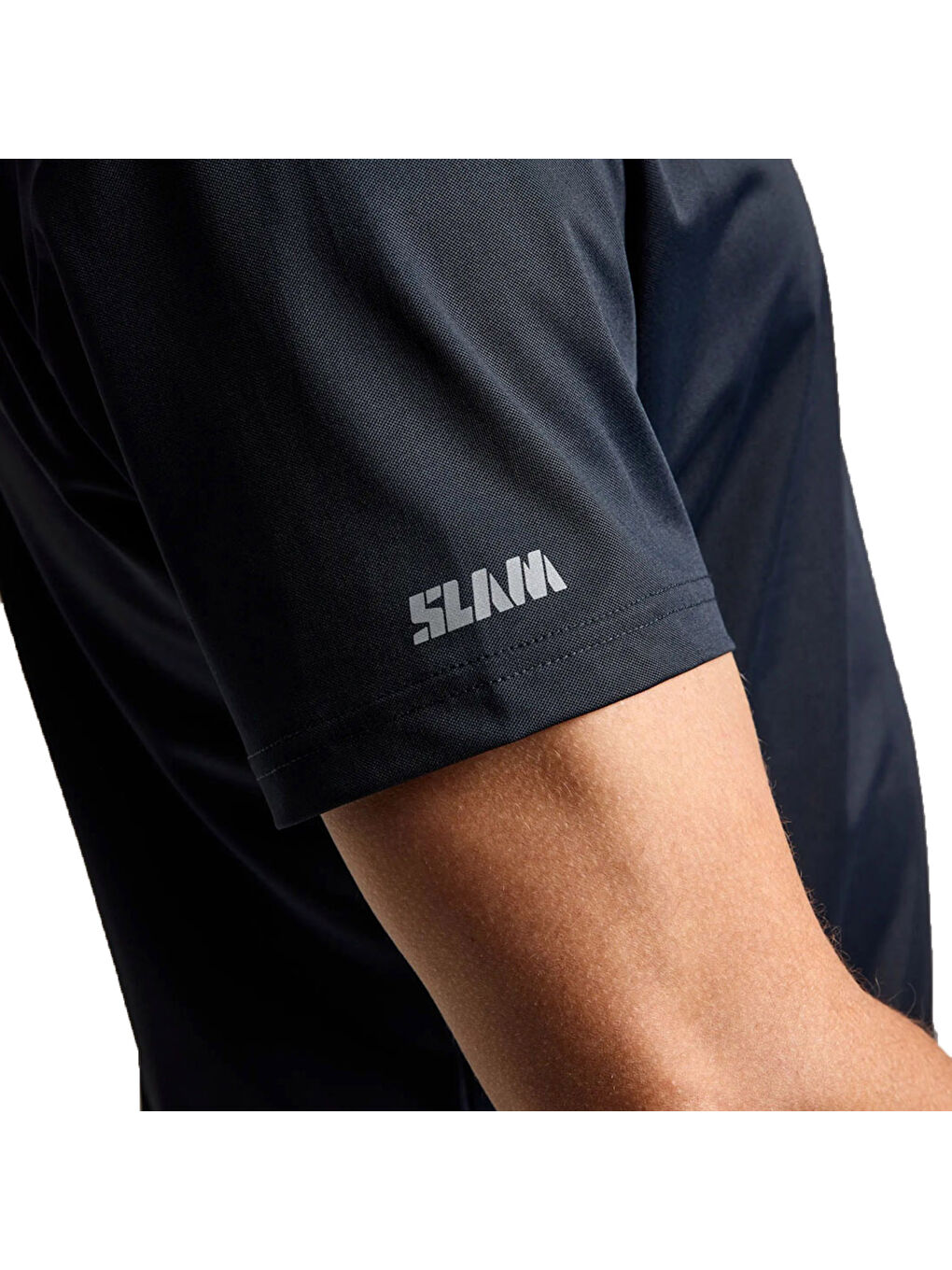 Antrasit Tech Pique Erkek Gri Tişört-3