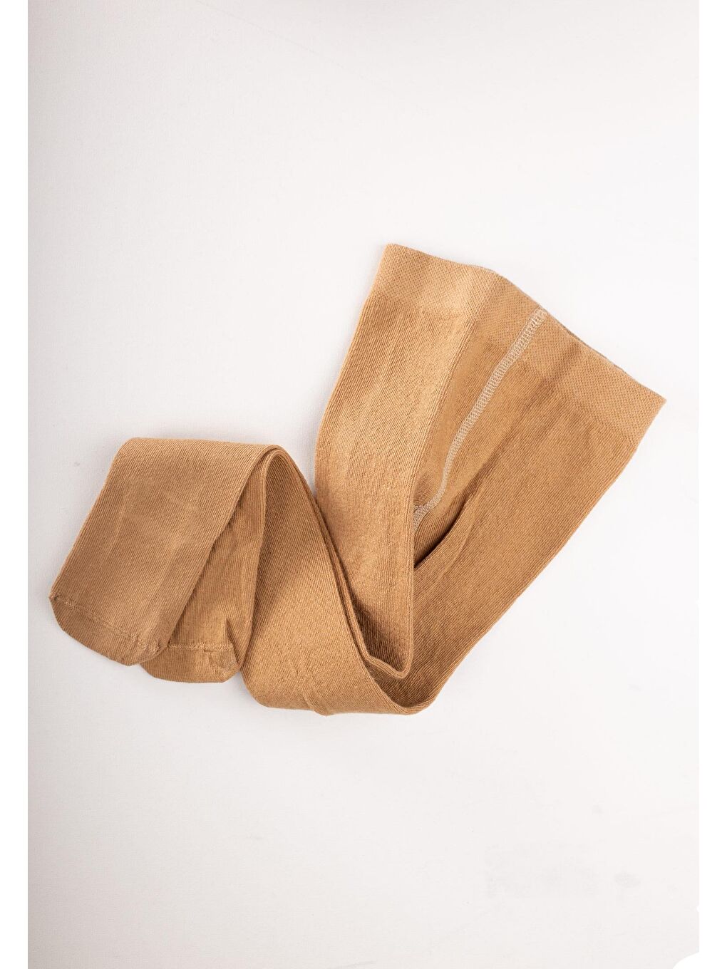 Ekru Çocuk Düz Külotlu Çorap 1-13 Yaş Açık Kahve