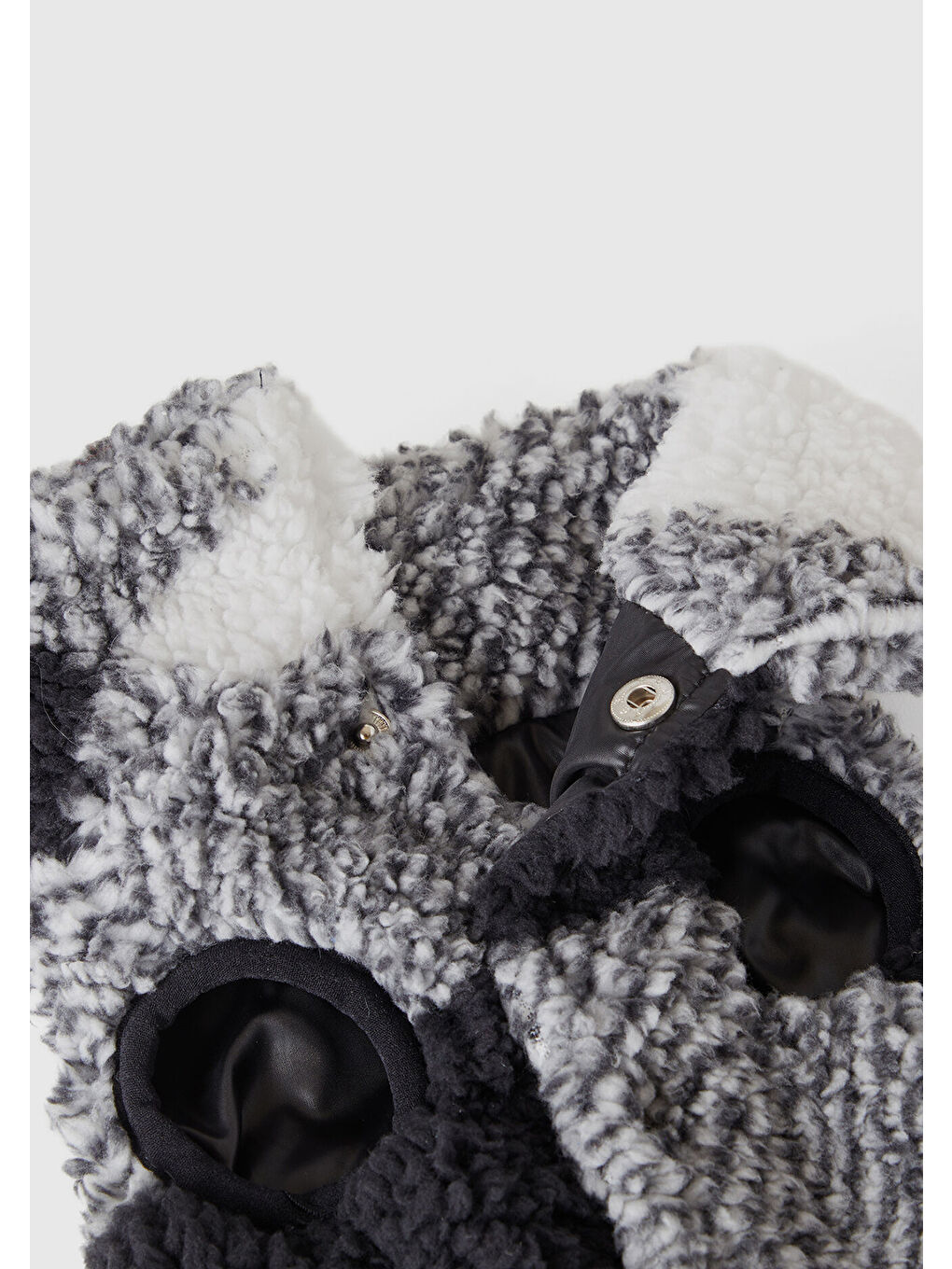 United Colors Of Benetton Unisex Kırmızı Ekoseli Teddy Köpek Montu - 2