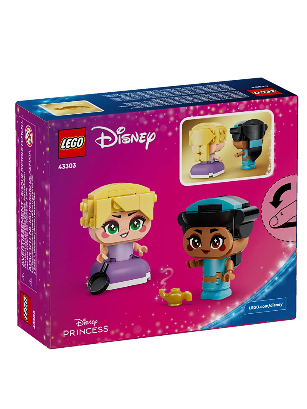 Disney Princess Mini Yasemin ve Rapunzel 43303-6