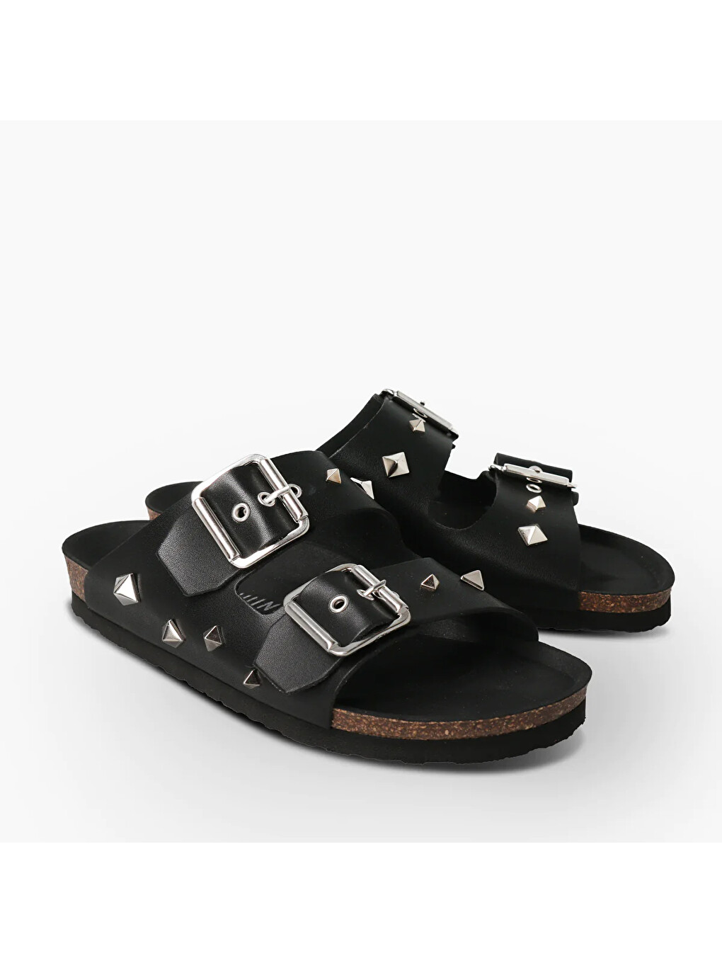 Siyah Kadın Terlik HONOLULU GUIZA G105589 Vegan Black-2