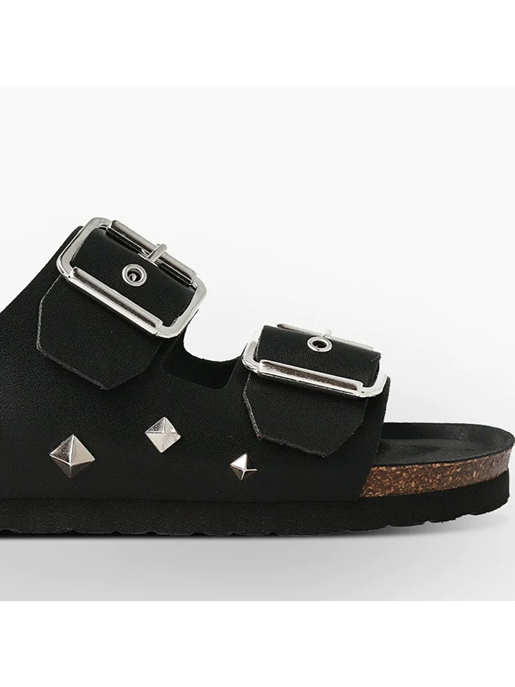 Siyah Kadın Terlik HONOLULU GUIZA G105589 Vegan Black-3