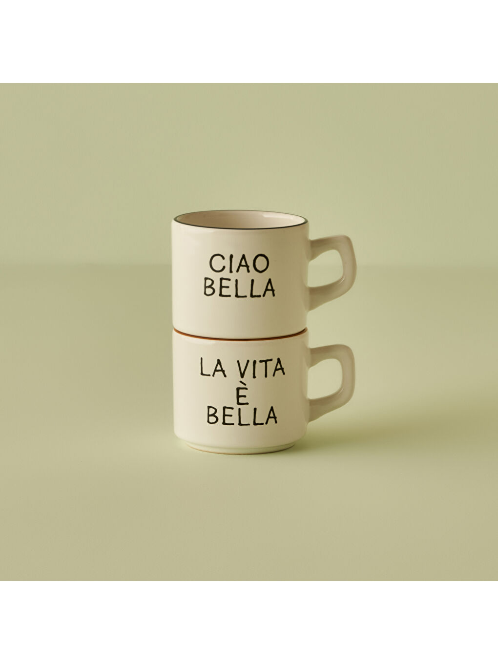 Karışık Line Seramik 8 Parça 2 Kişilik Tost Kahvaltı Takımı-2