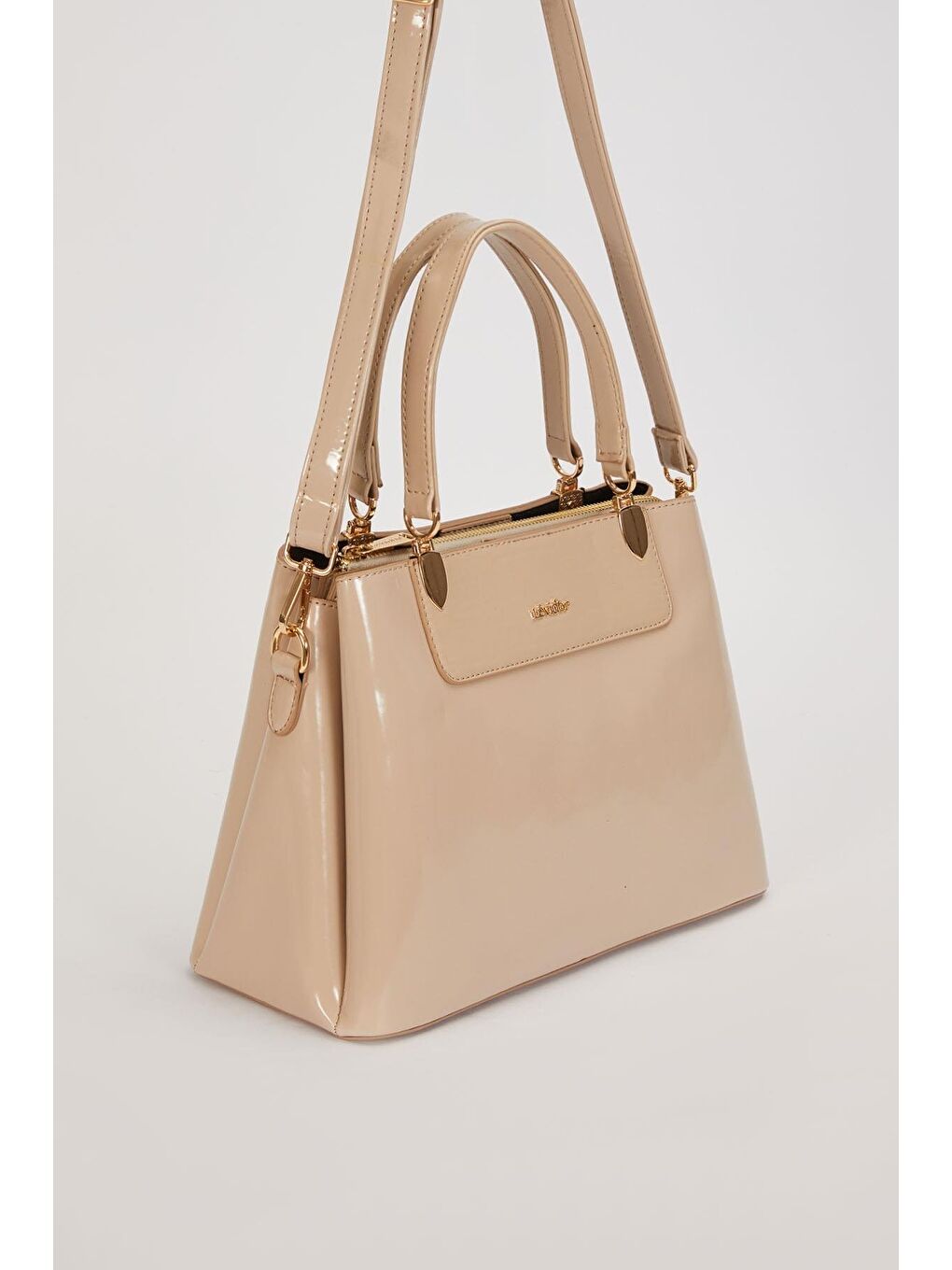 Kahverengi Vizon Rugan Kadın El ve Omuz Çantası 930120-2