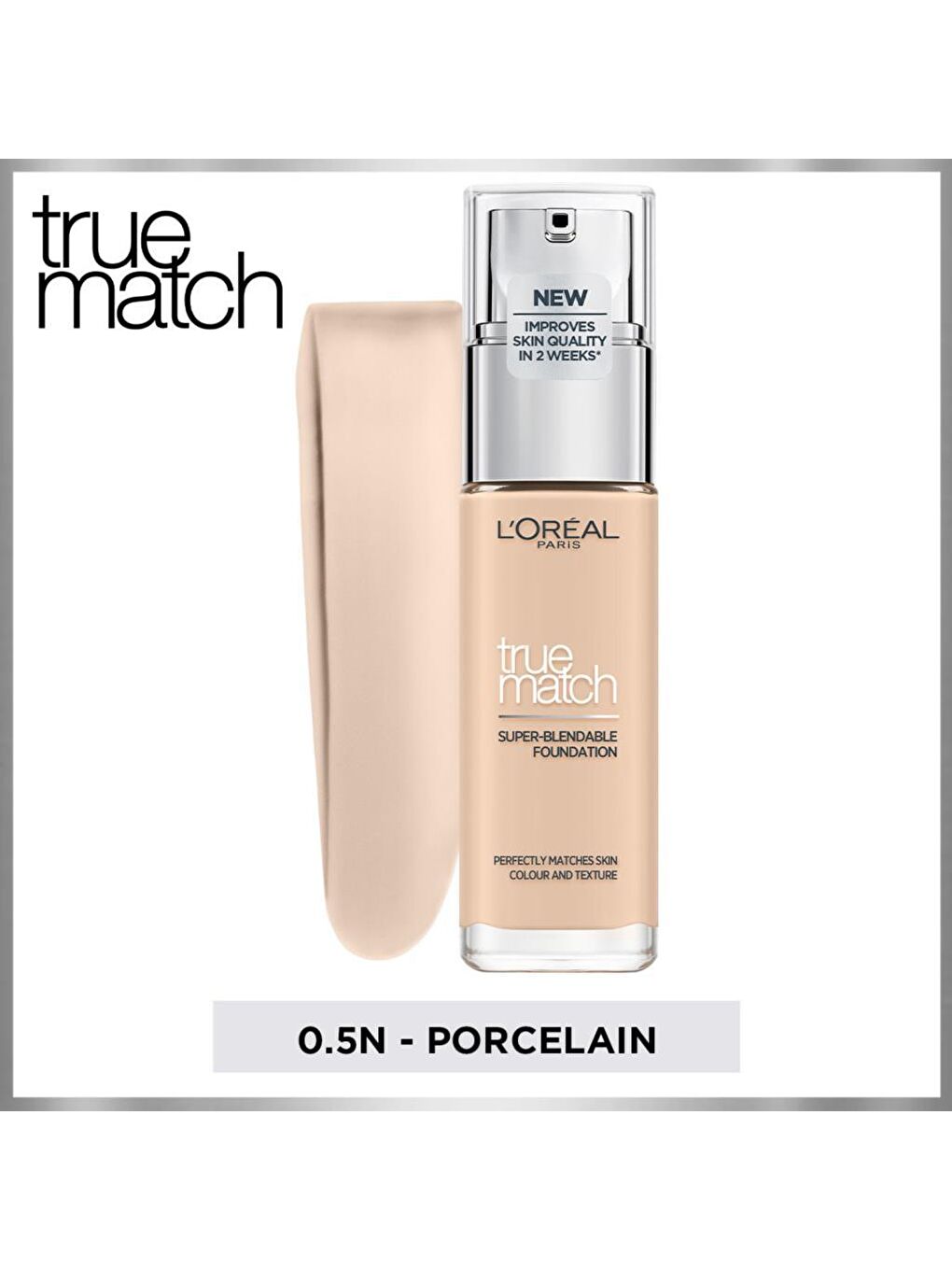 L'Oreal Paris Nude True Match Bakım Yapan Fondöten 0.5N PORCELAIN - 6